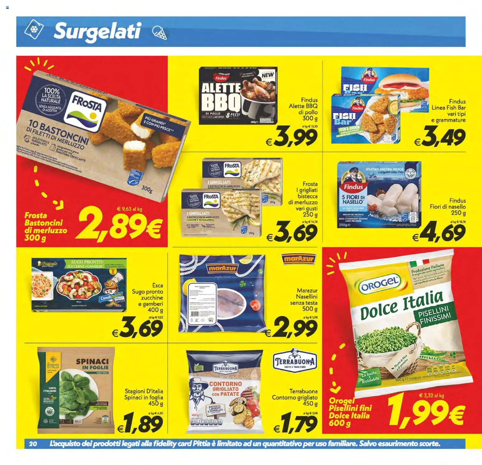 Volantino SuperConveniente del 11/08/2026 | Pagina: 20 | Prodotti: Pollo, Patate, Limone, Sugo