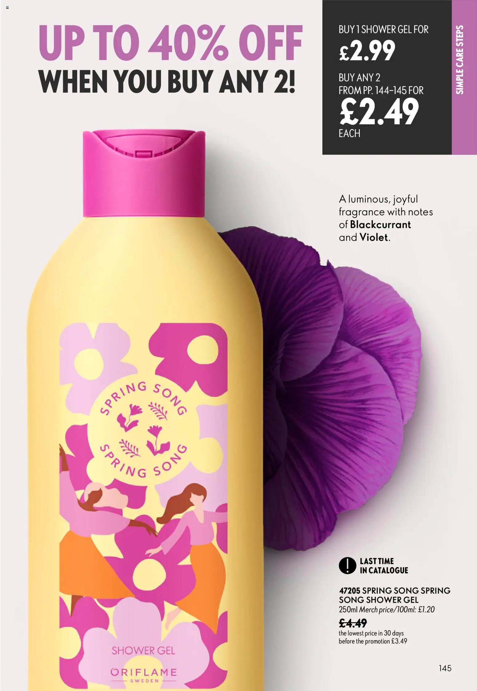 {H1} | Page: 145 | Products: Shower, Fragrance, Shower gel