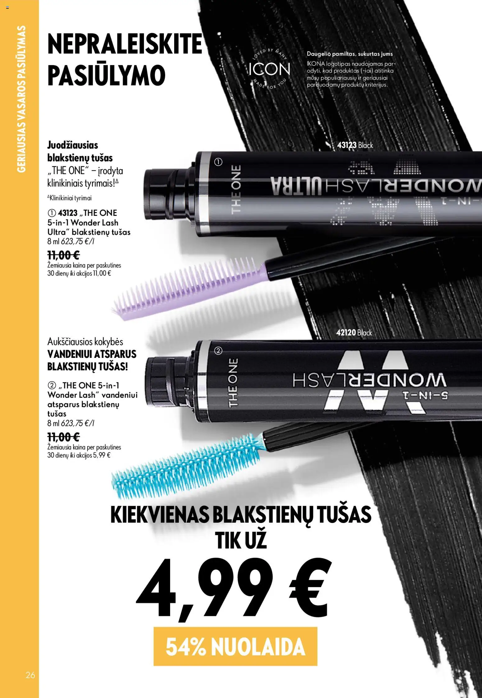 Oriflame akcijos nuo 24.06.2026 | Puslapis: 26 | Prekių: Tušas