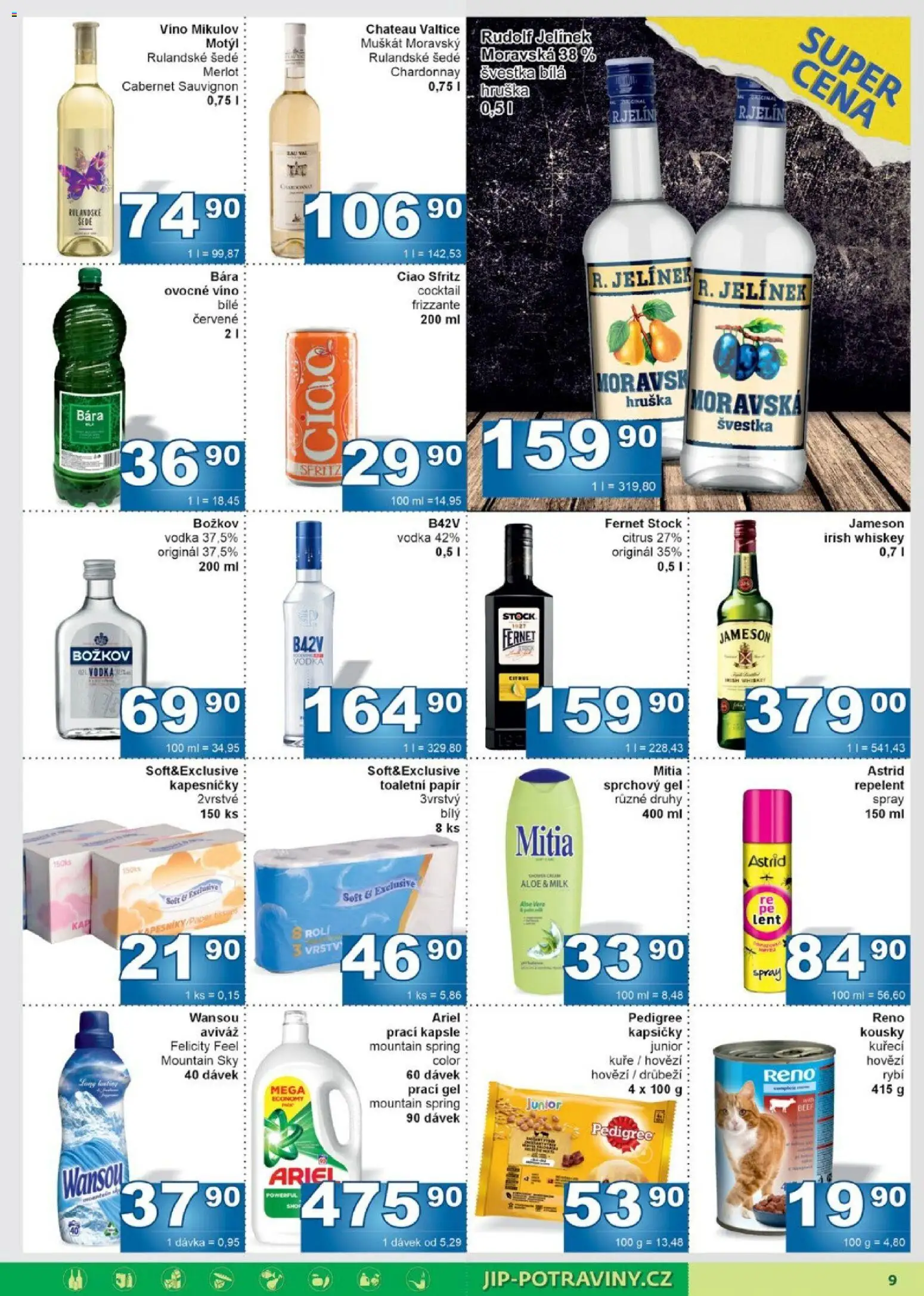 Jip leták od 17.06.2026 | Strana: 9 | Produkty: Aviváž, Hovězí, Frizzante, Repelent