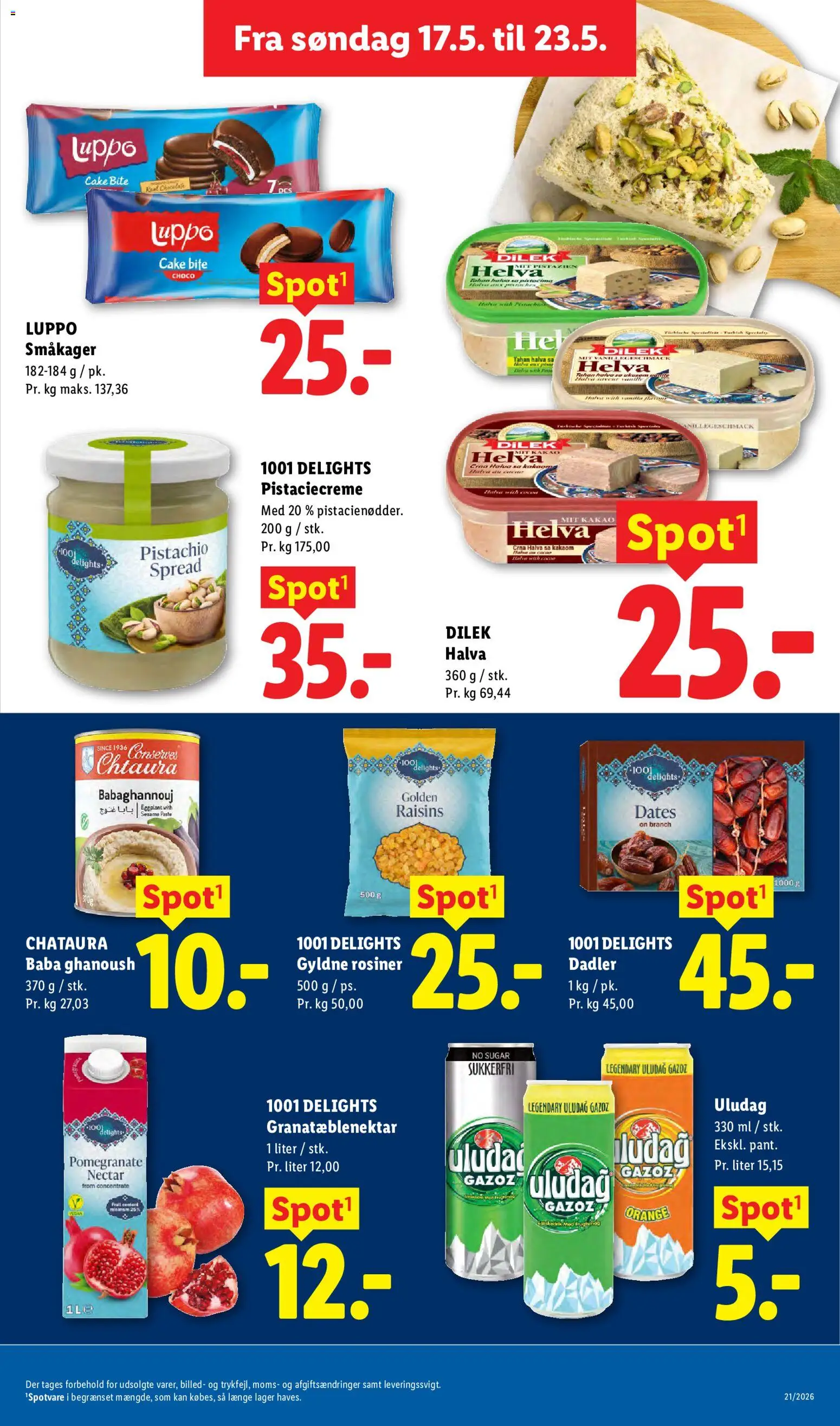 Lidl tilbudsavis – gyldig fra 21.05.2026 | Side: 33 | Produkter: Småkager, Kakao, Dadler, Søm