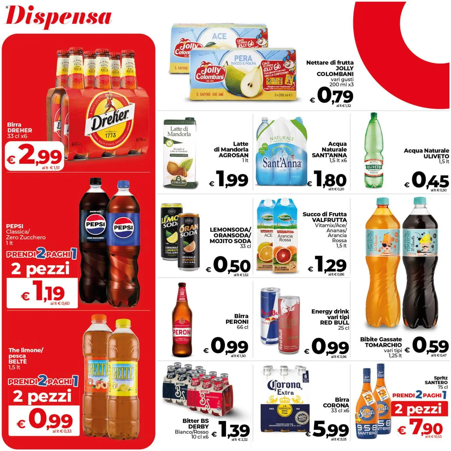 Volantino COOP del 09.06.2026 | Pagina: 20 | Prodotti: Succo, Limonata, Zucchero, Pepsi