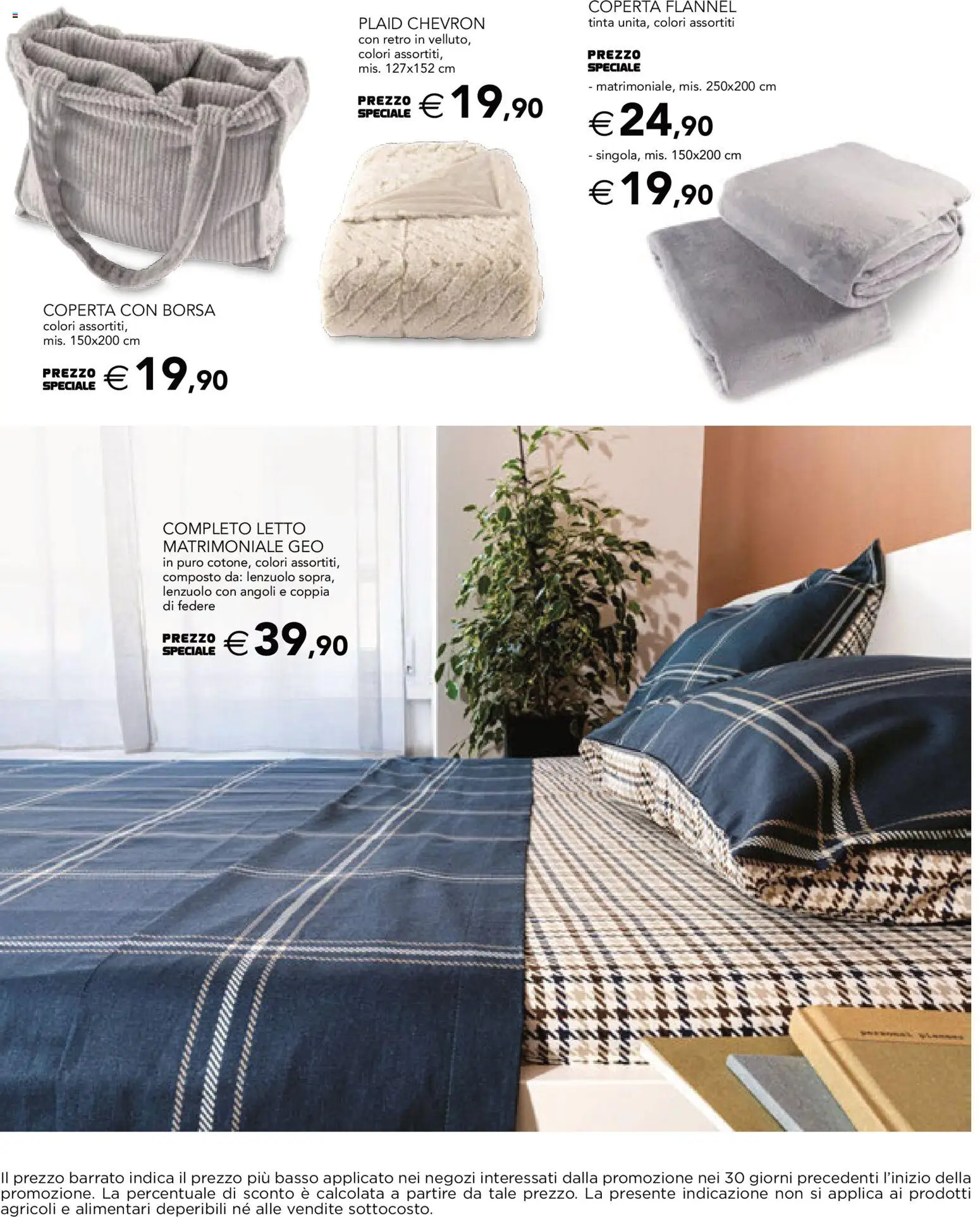 Volantino Esselunga S del 08/10/2026 | Pagina: 16 | Prodotti: Plaid, Basso, Borsa, Letto