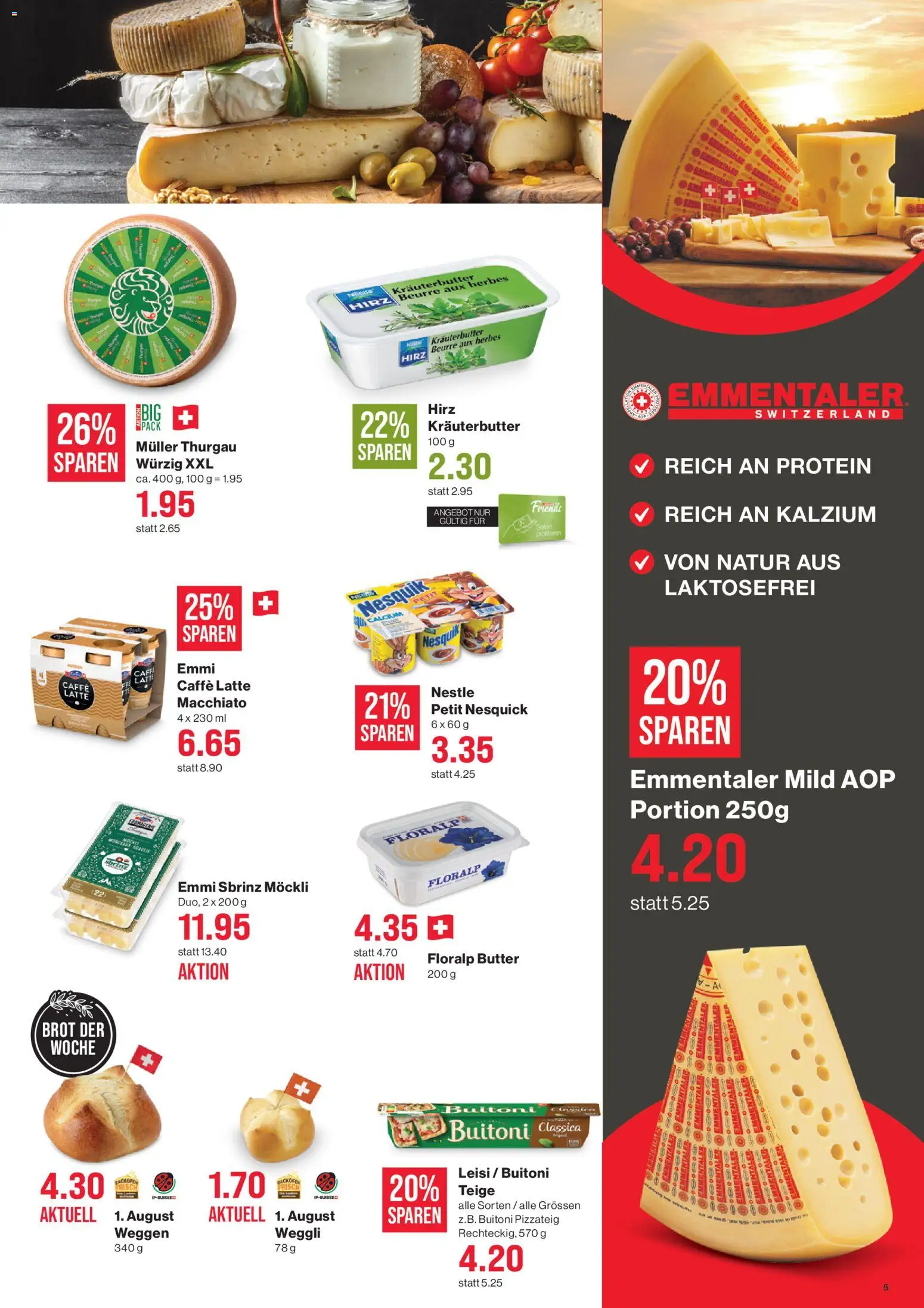 SPAR aktionen – gültig ab 23.07.2026 | Seite: 5 | Produkte: Kräuterbutter, Butter, Brot, Backofen