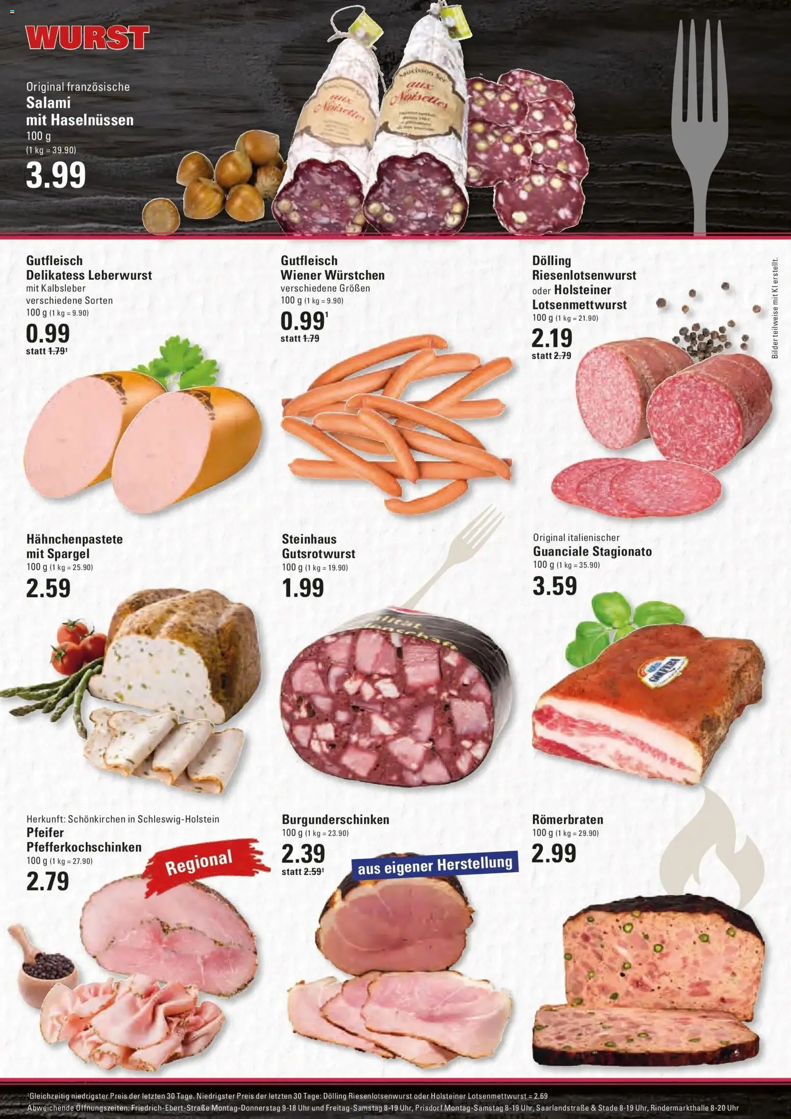Edeka Prospekt Prisdorf (ab 19.10.2026) » Angebote Online | Seite: 5 | Produkte: Spargel, Kalbsleber, Bilder, Uhr