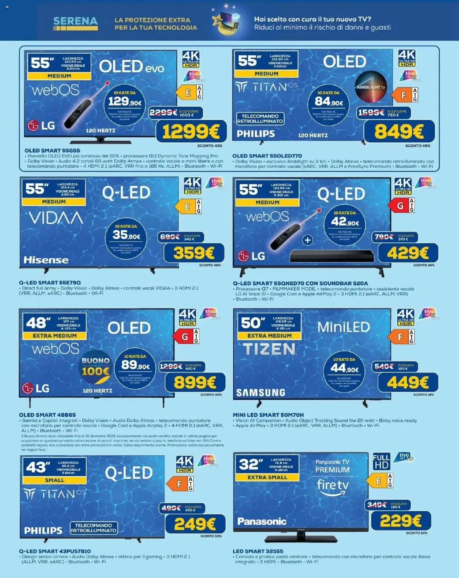 Volantino Euronics del 30/07/2026 | Pagina: 9 | Prodotti: Soundbar, TV, Microfono, Samsung