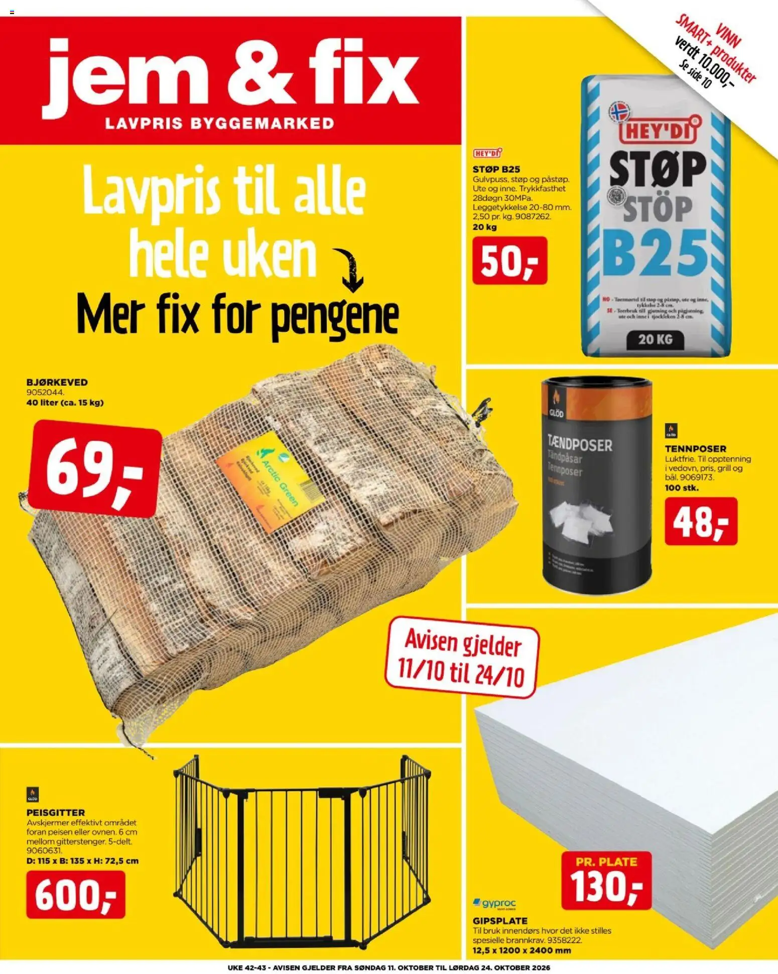 {H1} | Side: 1 | Produkter: Plate, Tennposer, Grill