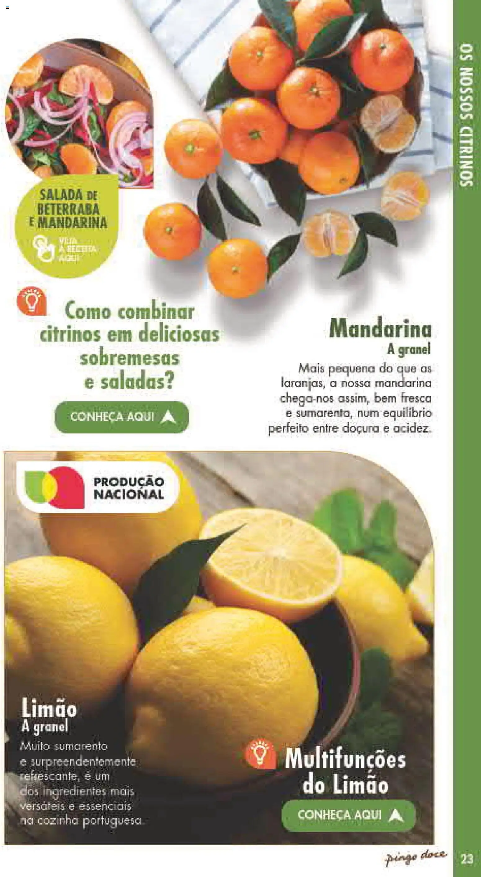 Pingo Doce Fruta e Legumes │ válido de 30/06/2026 | Página: 23 | Produtos: Beterraba, Saladas, Salada
