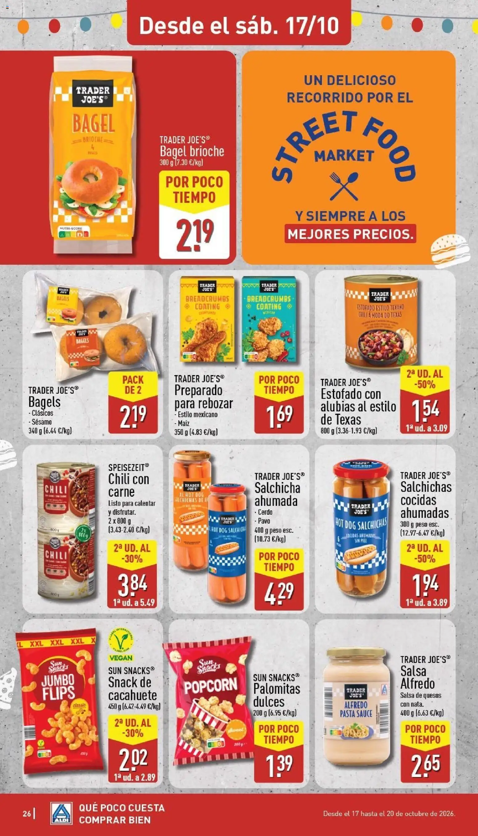 Aldi folleto Canarias │ válido desde el 12/10/2026 | Página: 26 | Productos: Cerdo, Pasta, Sésamo, Pavo