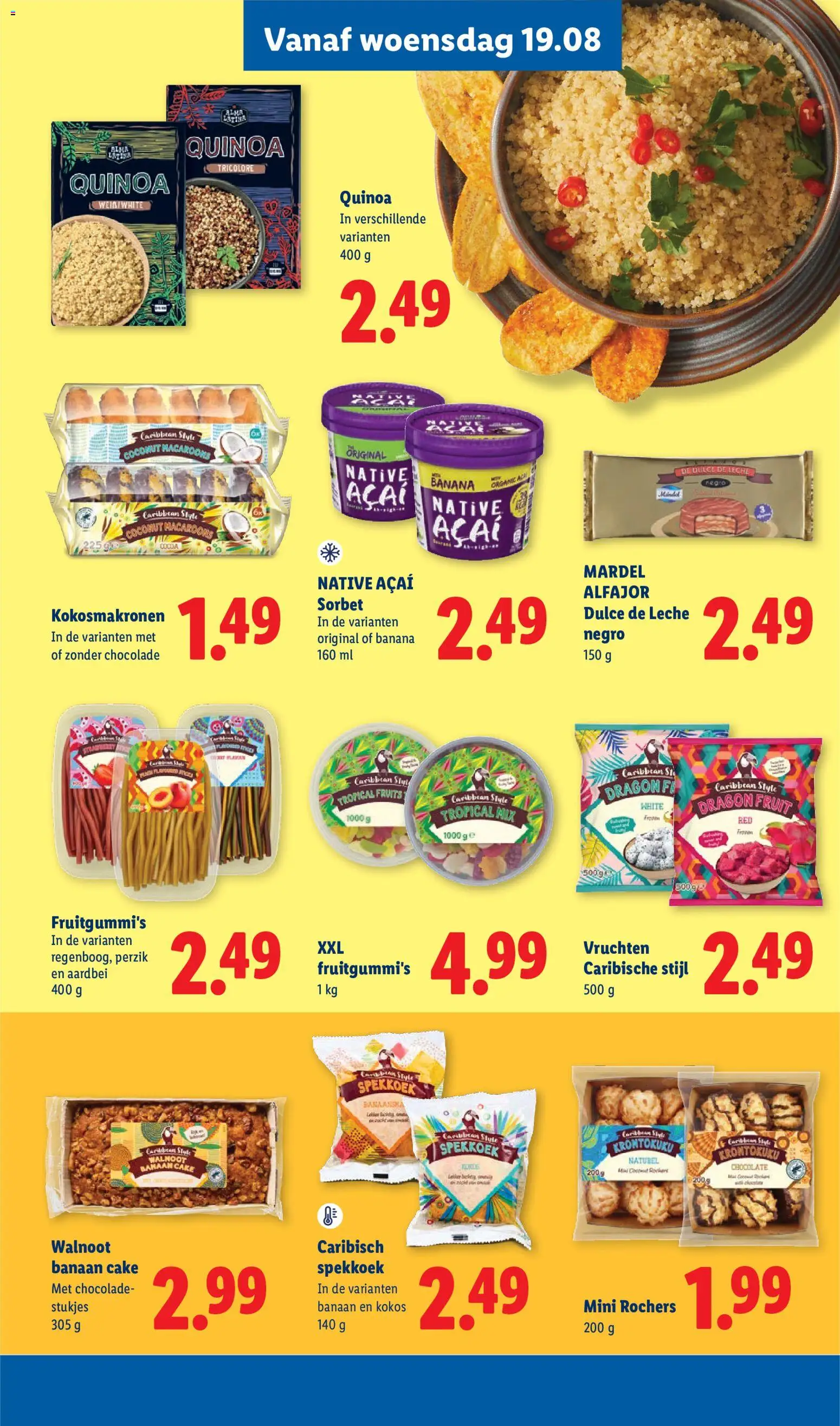 {H1} | Pagina: 23 | Producten: Cake, Fruit, Banaan, Aardbei