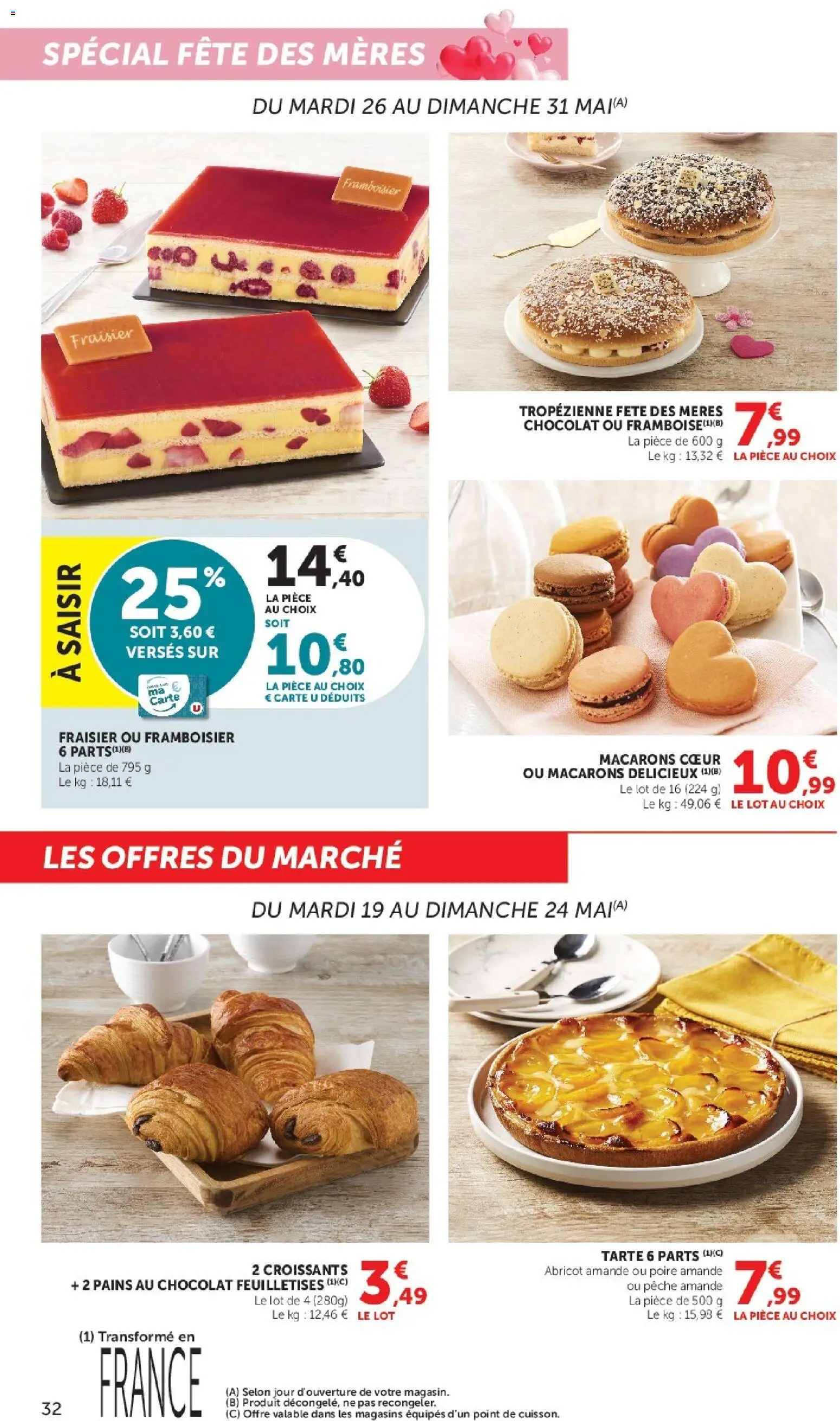 {H1} | Page: 32 | Produits: Abricot, Pêche, Poire, Macarons