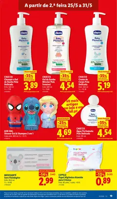 Pré-visualização AIR-VAL Shower Gel & Shampoo 2 em 1, Shower Gel & Shampoo 2 em 1 Cada emb. 400 ml válido de 25.05.2026 | Página: 19 | Produtos: Papel higiénico, Shampoo, Gel de banho, Creme