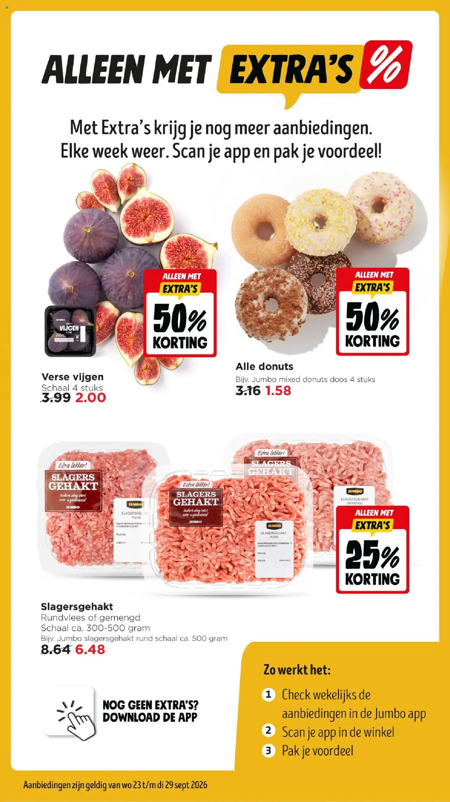{H1} | Pagina: 27 | Producten: Gehakt, Donuts, Vijgen, Rundvlees