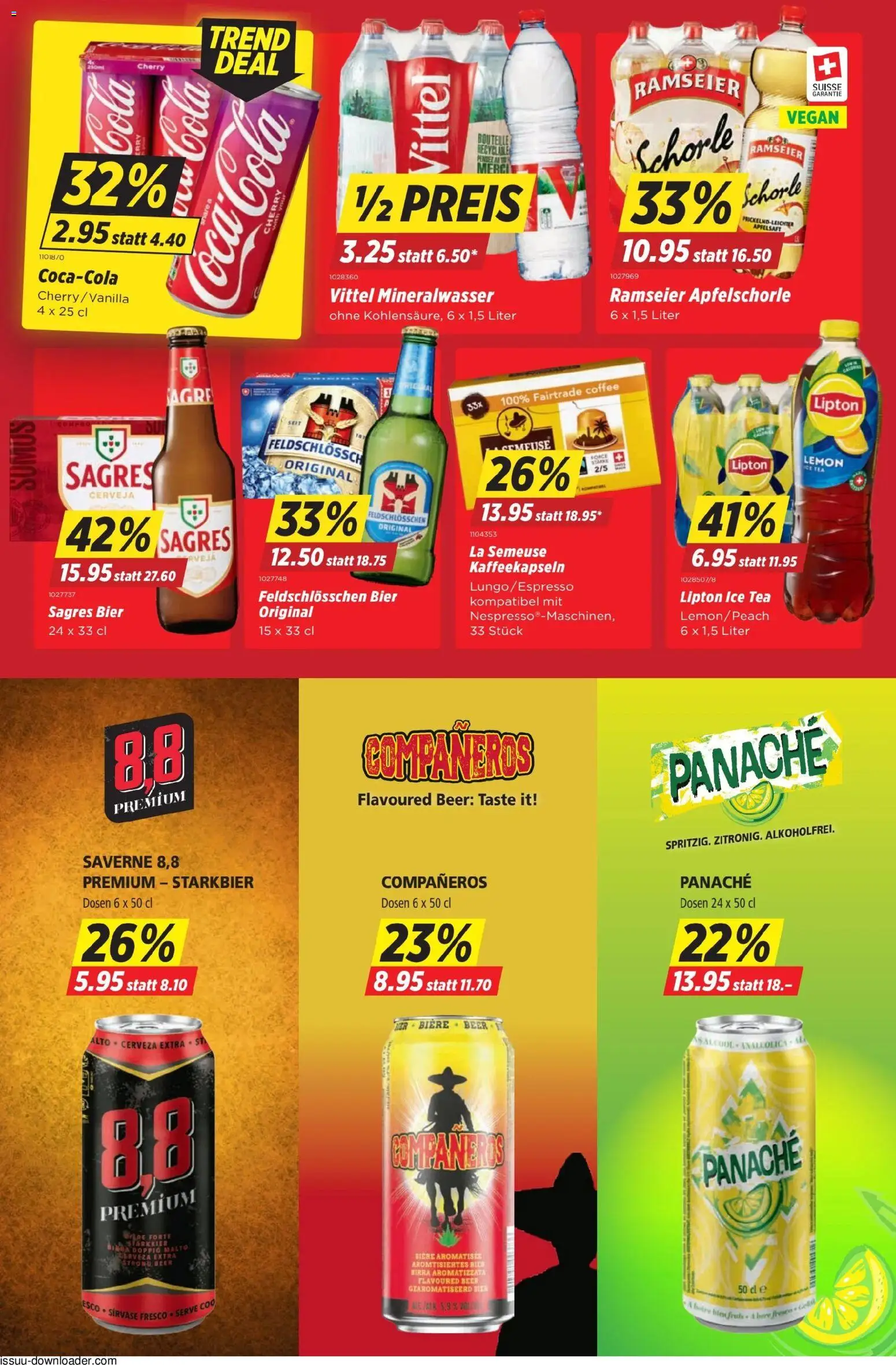 Denner aktionen – gültig ab 28.05.2026 | Seite: 15 | Produkte: Coca Cola, Apfelsaft, Bier, Apple