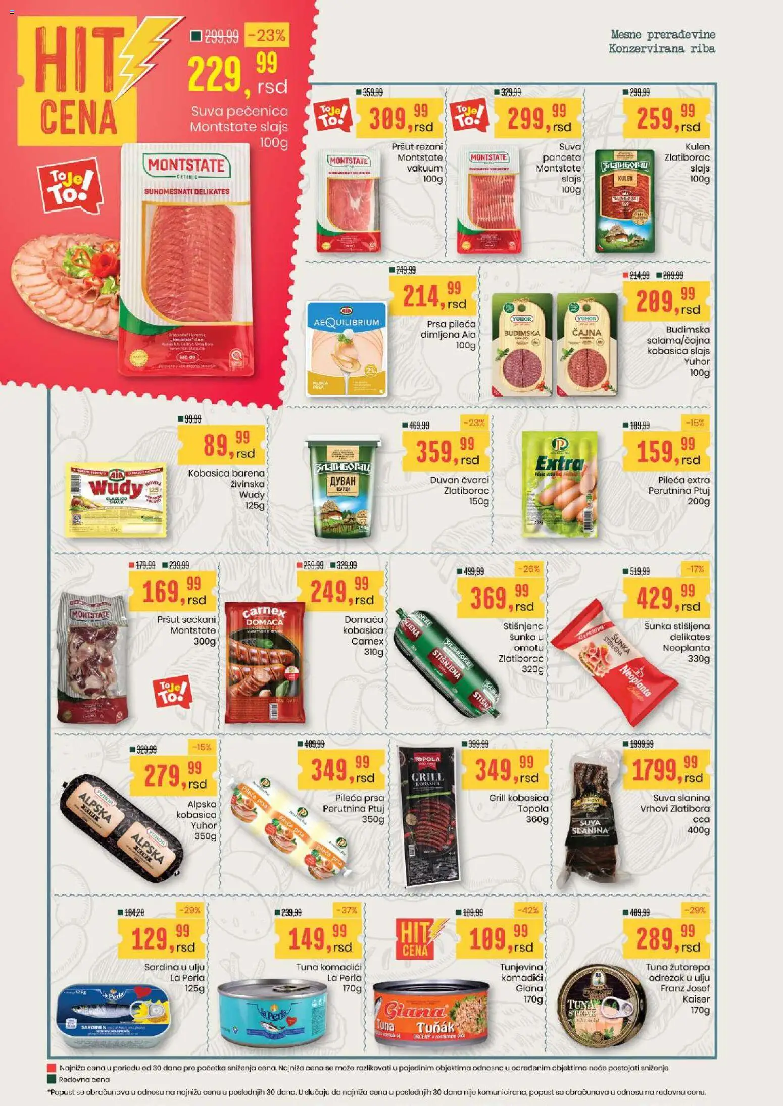 Aroma Market katalog - važi od 03.09.2026 | Strana: 8 | Proizvode: Odrezak, So, Šunka, Slanina