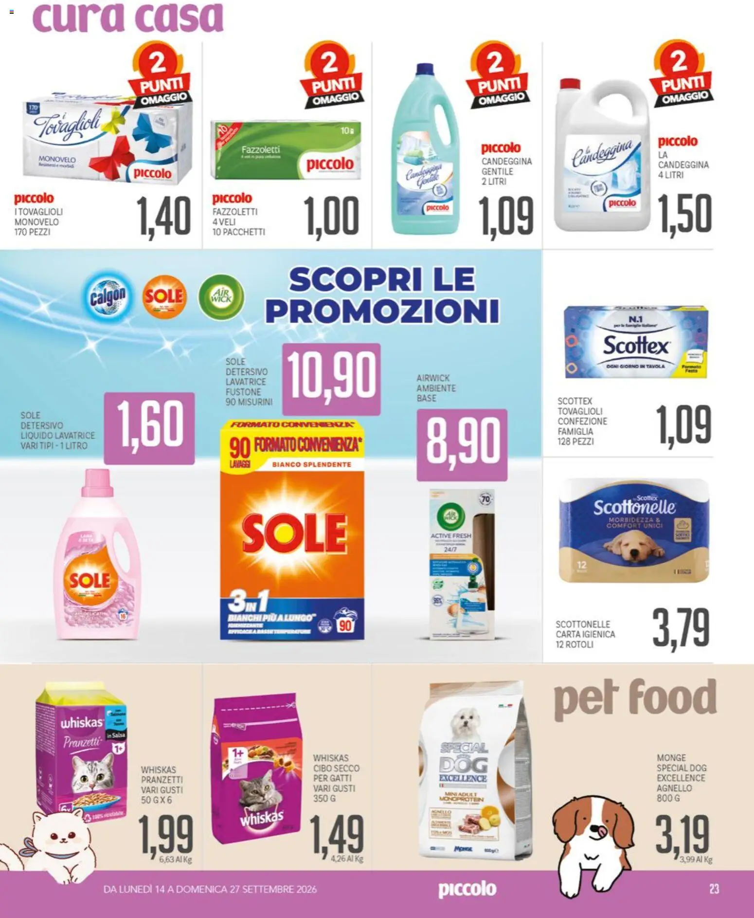 Volantino Piccolo del 14/09/2026 | Pagina: 23