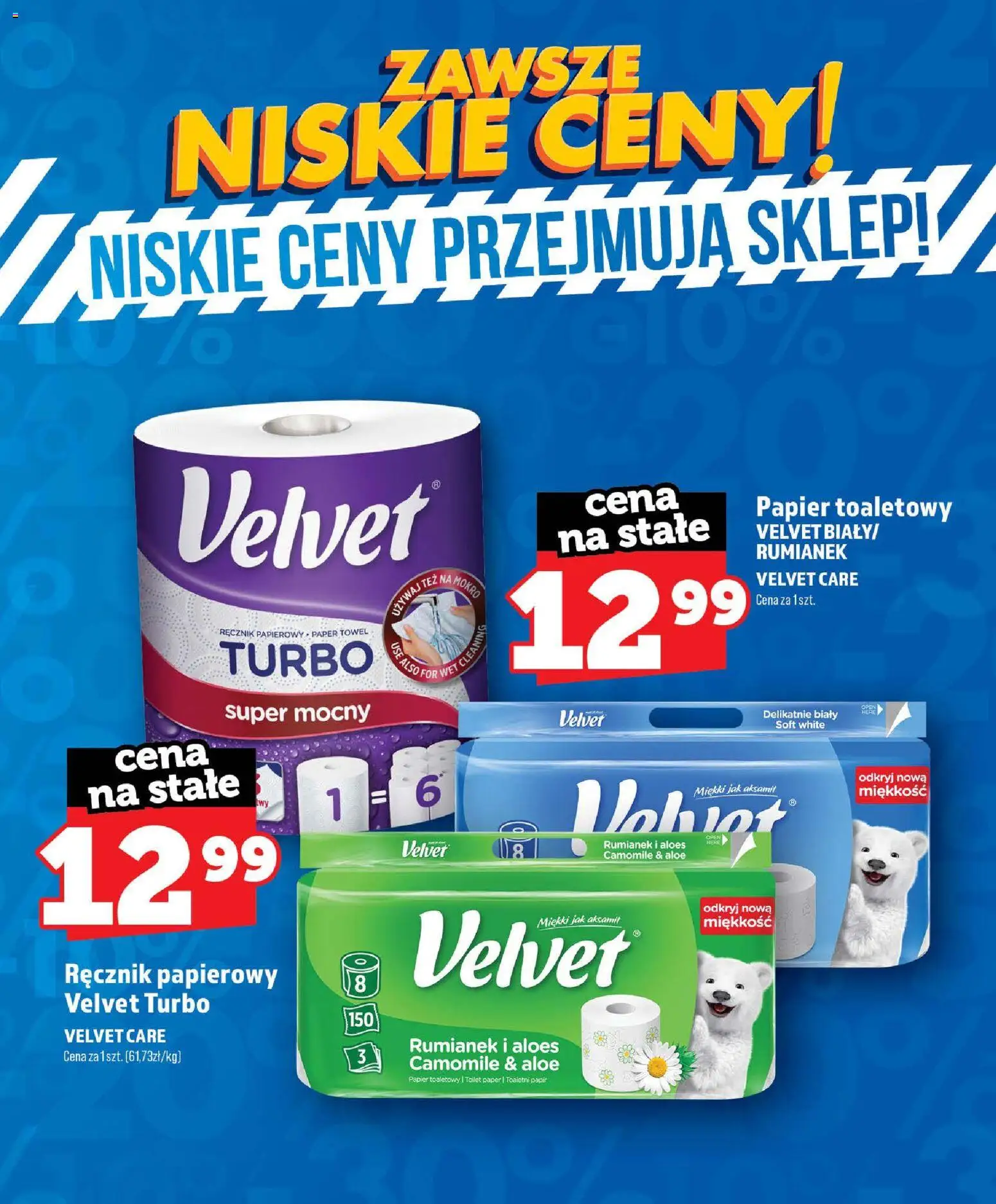 Topaz gazetka - Zawsze Niskie Ceny od 01.07.2026 | Strona: 72 | Produkty: Rumianek, Papier toaletowy, Aloes, Ręcznik papierowy
