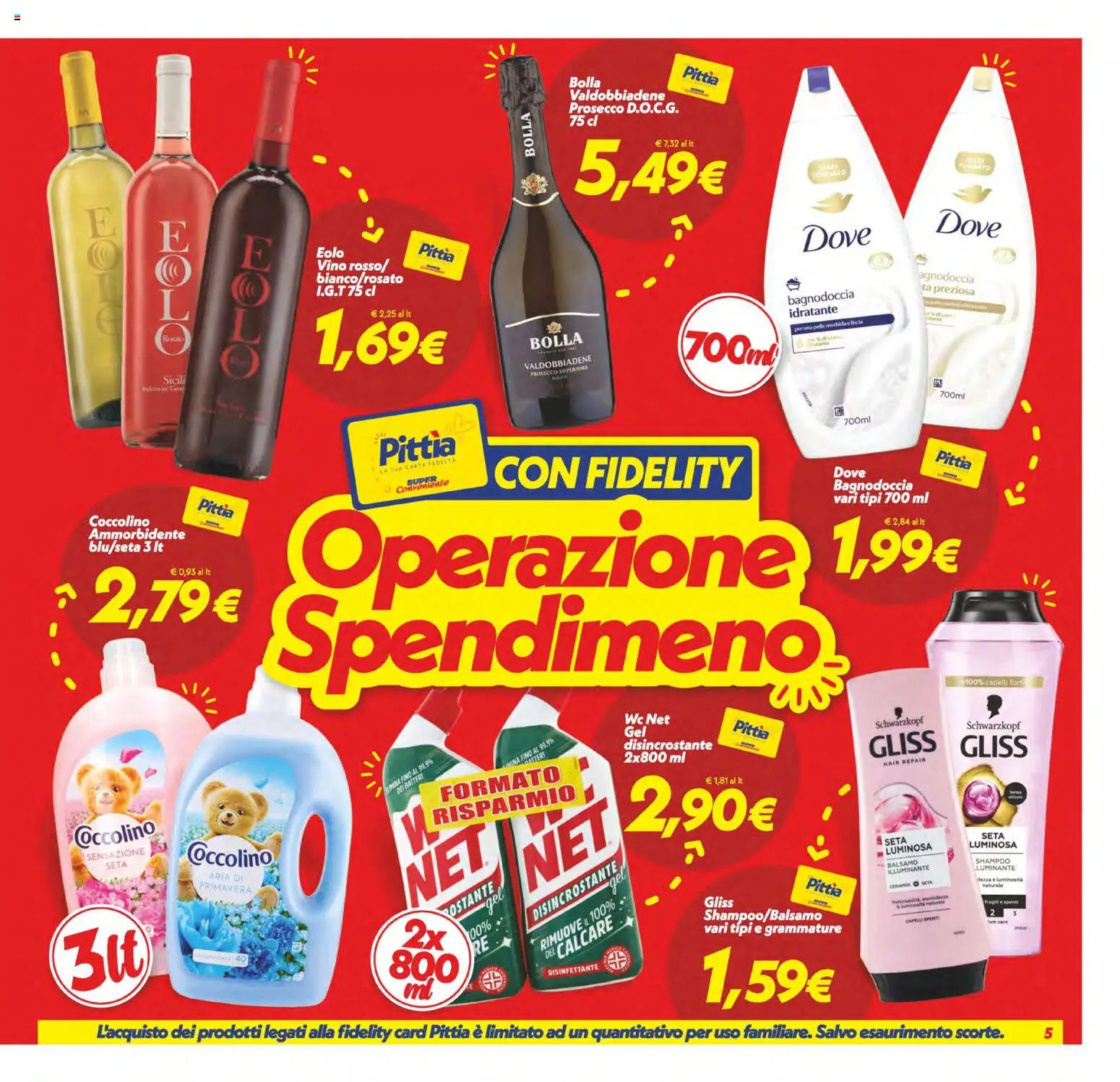 Volantino SuperConveniente del 28.04.2026 | Pagina: 5 | Prodotti: Illuminante, Shampoo, Balsamo, Ammorbidente