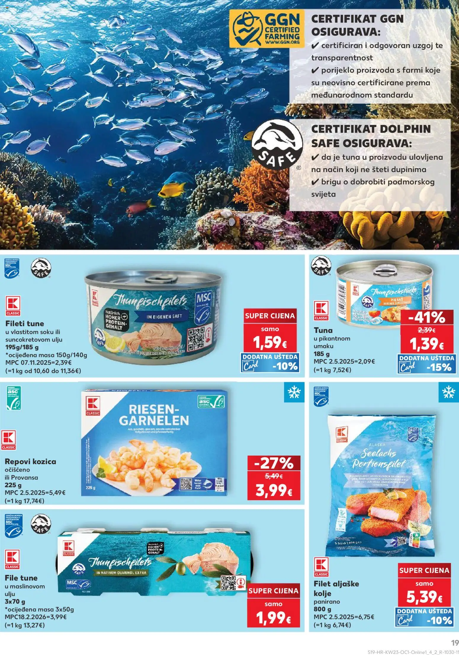 Kaufland katalog | vrijedi od 03.06.2026 | Stranica: 19 | Proizvodi: Tuna