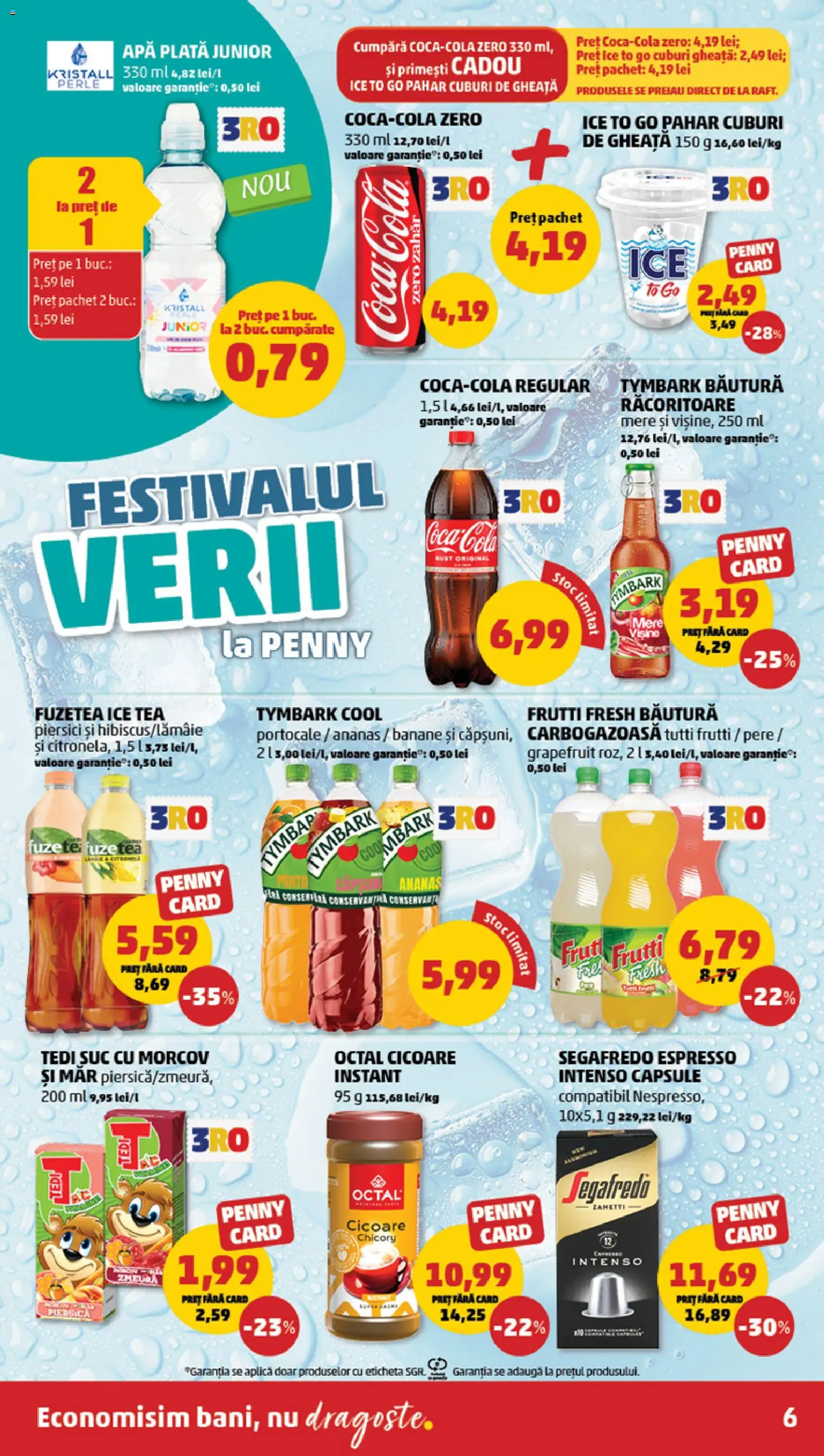 Noul catalog PENNY – valabil de la 05.08.2026 | Pagină: 6 | Produse: Matériel de Street Workout, Amerikan servis, Banane, Ice tea
