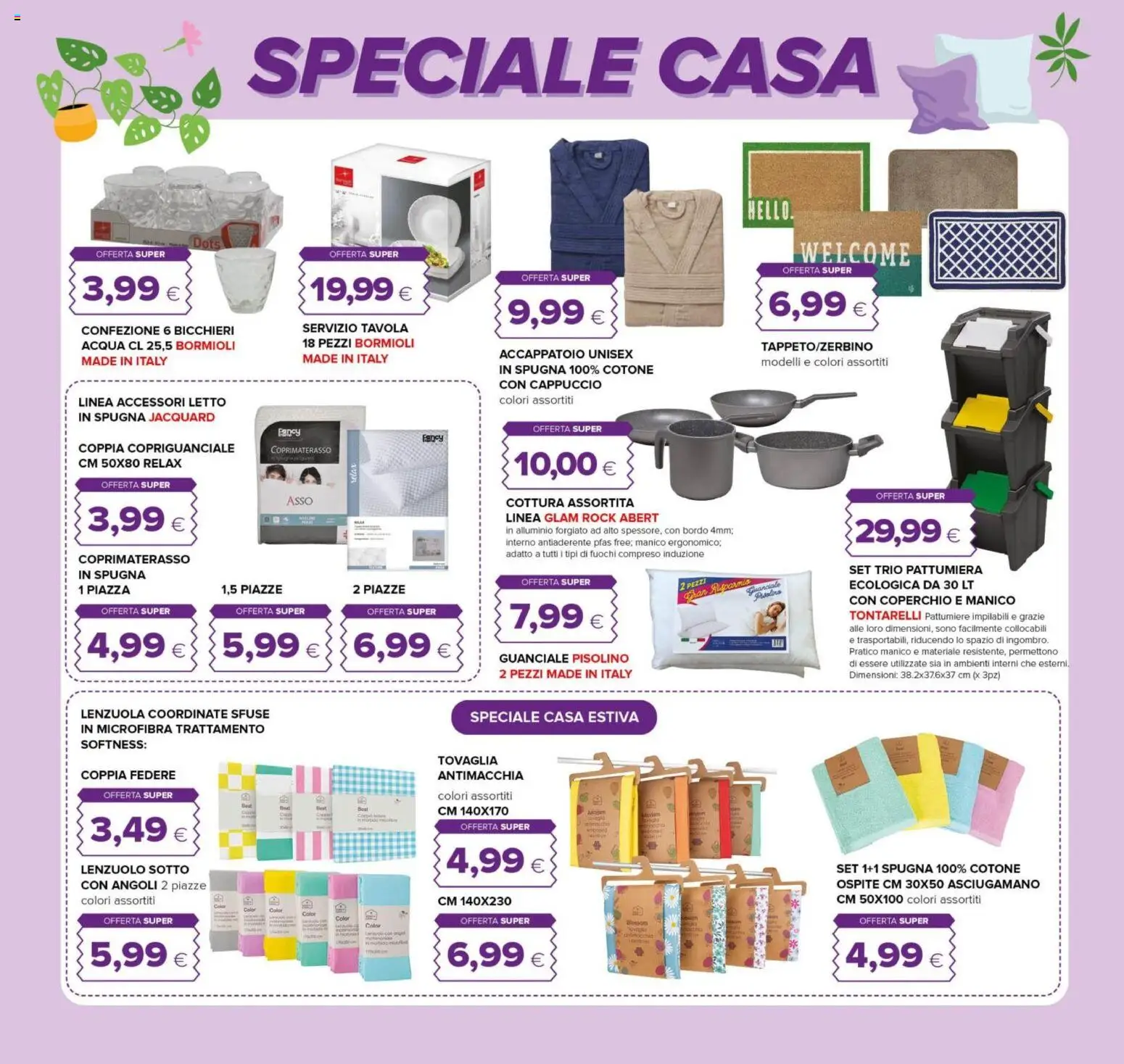 Volantino Oasi del 17/06/2026 | Pagina: 31 | Prodotti: Alluminio, Letto, Tovaglia, Guanciale