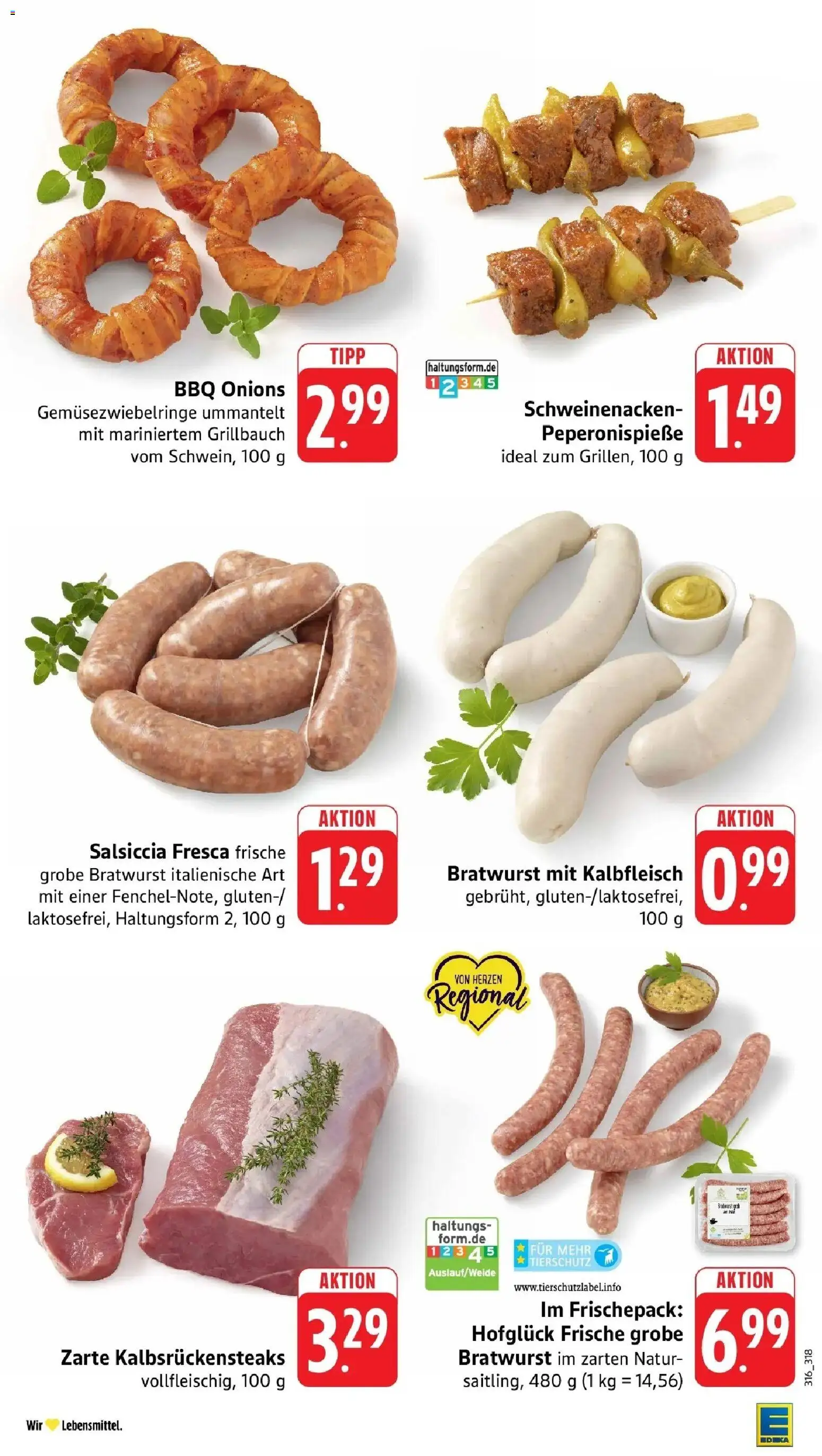 Edeka - EDEKA: Wochenangebote – gültig ab 05.07.2026 | Seite: 6 | Produkte: Bratwurst, Schweinenacken