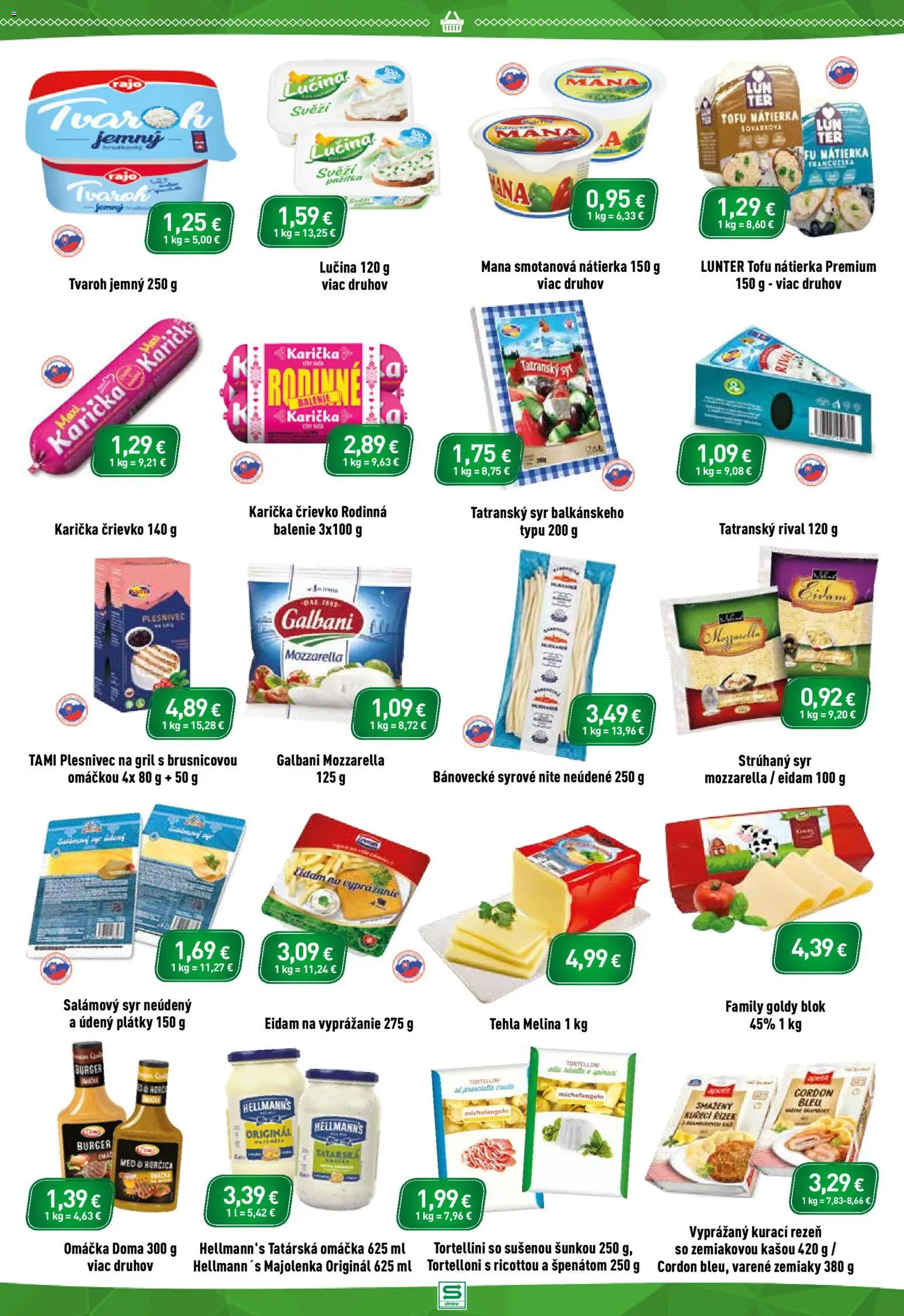 Nové Sintra akcie – leták je platný od 20.08.2026 | Strana: 7 | Produkty: Gril, Nátierka, Tvaroh, Omáčka