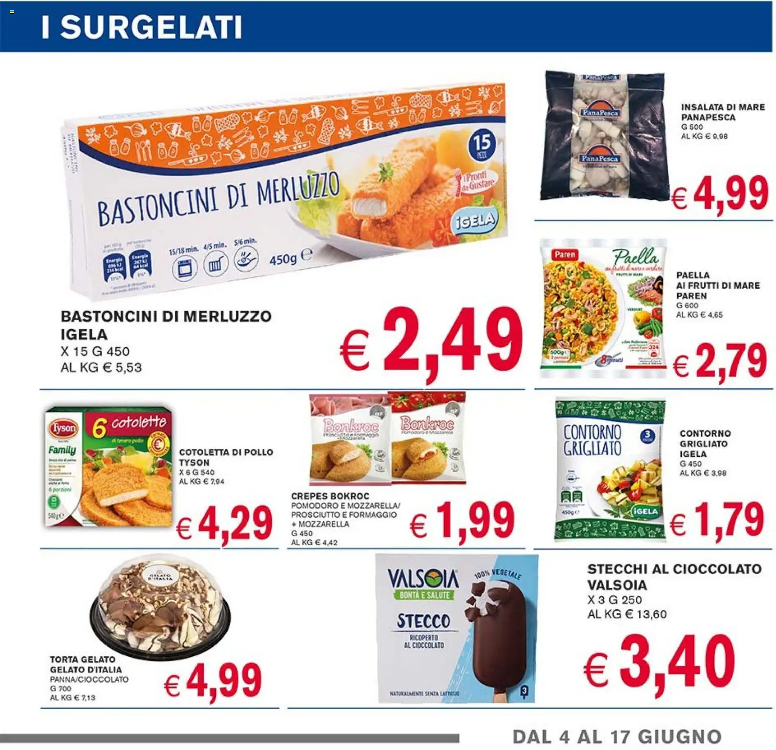 Volantino Coal del 04/06/2026 | Pagina: 5 | Prodotti: Cioccolato, Pollo, Insalata, Prosciutto