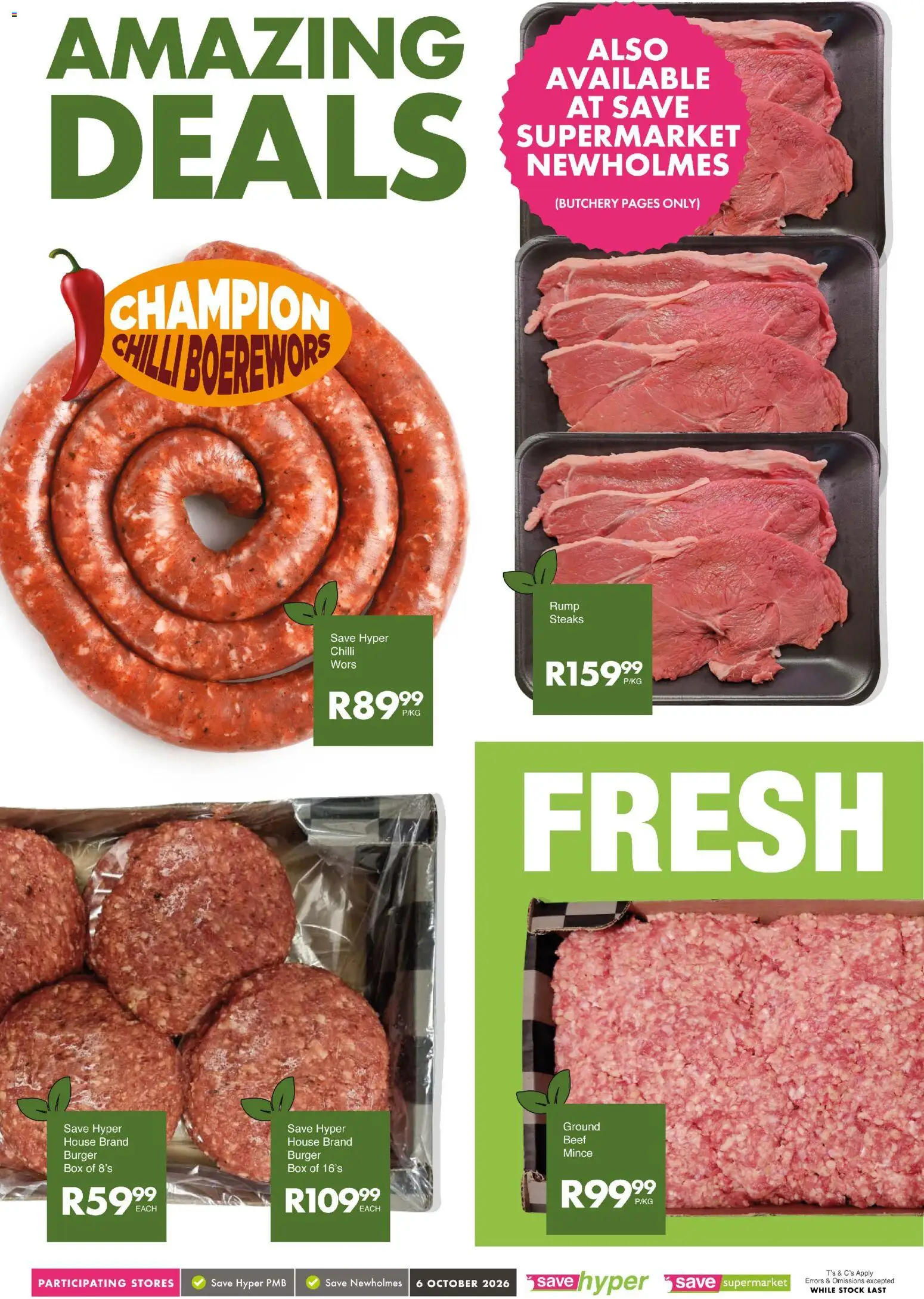 New Save catalogue – valid from 06/10/2026 | Page: 9 | Products: Box, Beef, Stock, Chilli