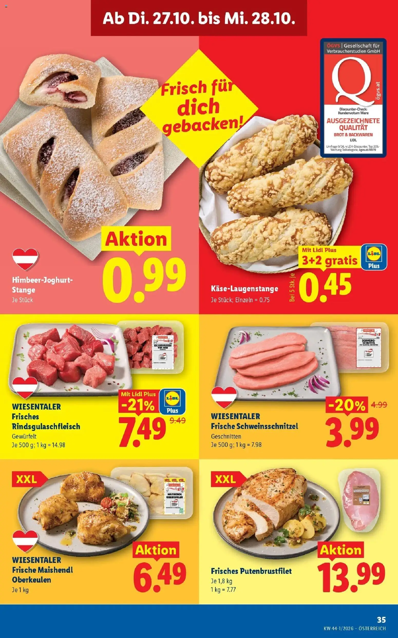 Lidl Flugblatt - Jenbach ab 18.10.2026 - Angebote ab donnerstag | Seite: 44