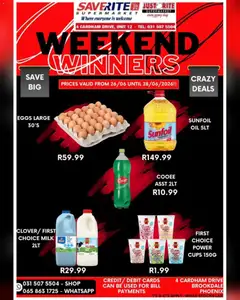 Saverite specials catalogue – valid from 26/06/2026