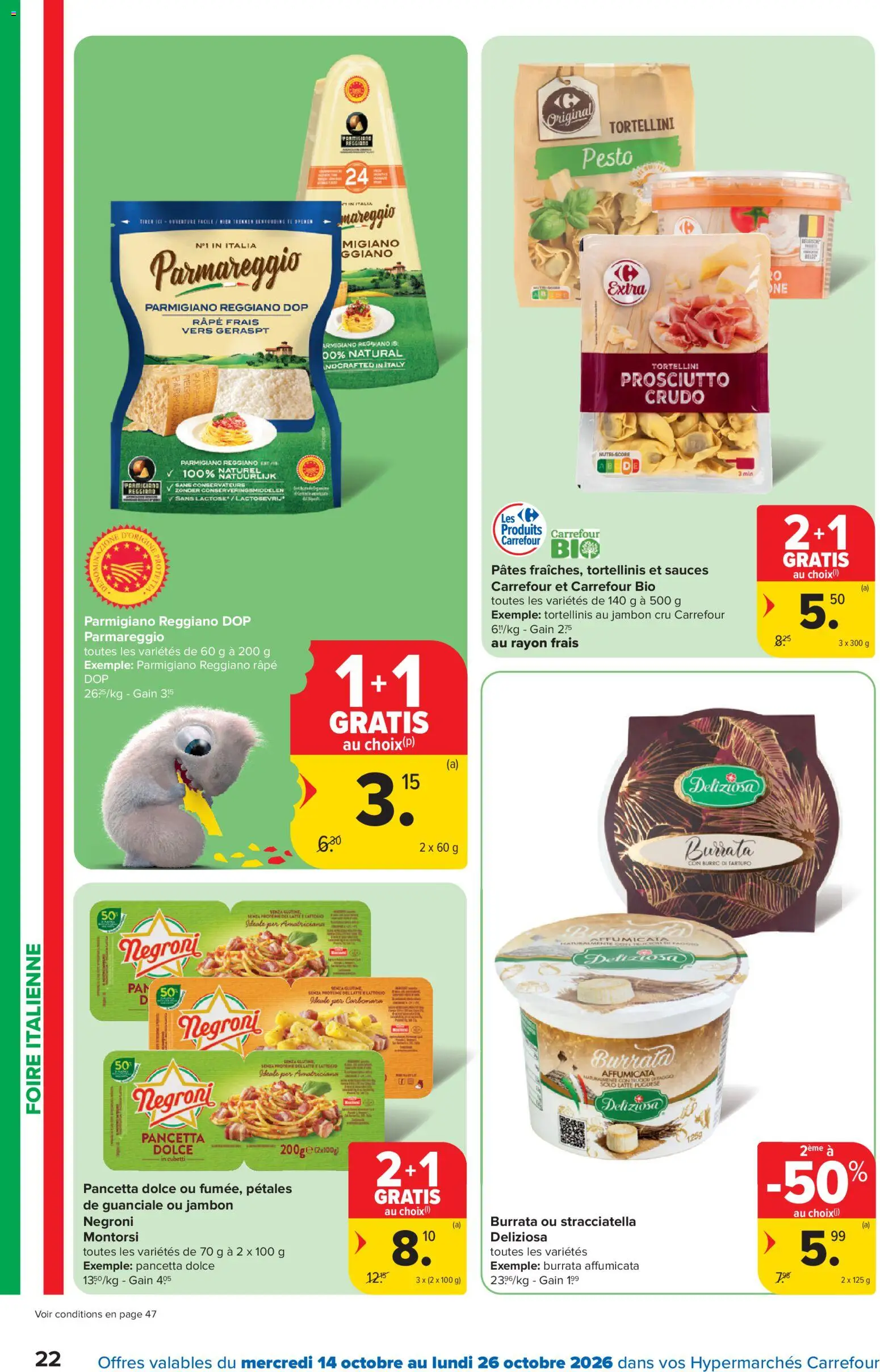 {H1} | Pagina: 22 | Producten: Pancetta, Pesto, Prosciutto crudo, Proteïne