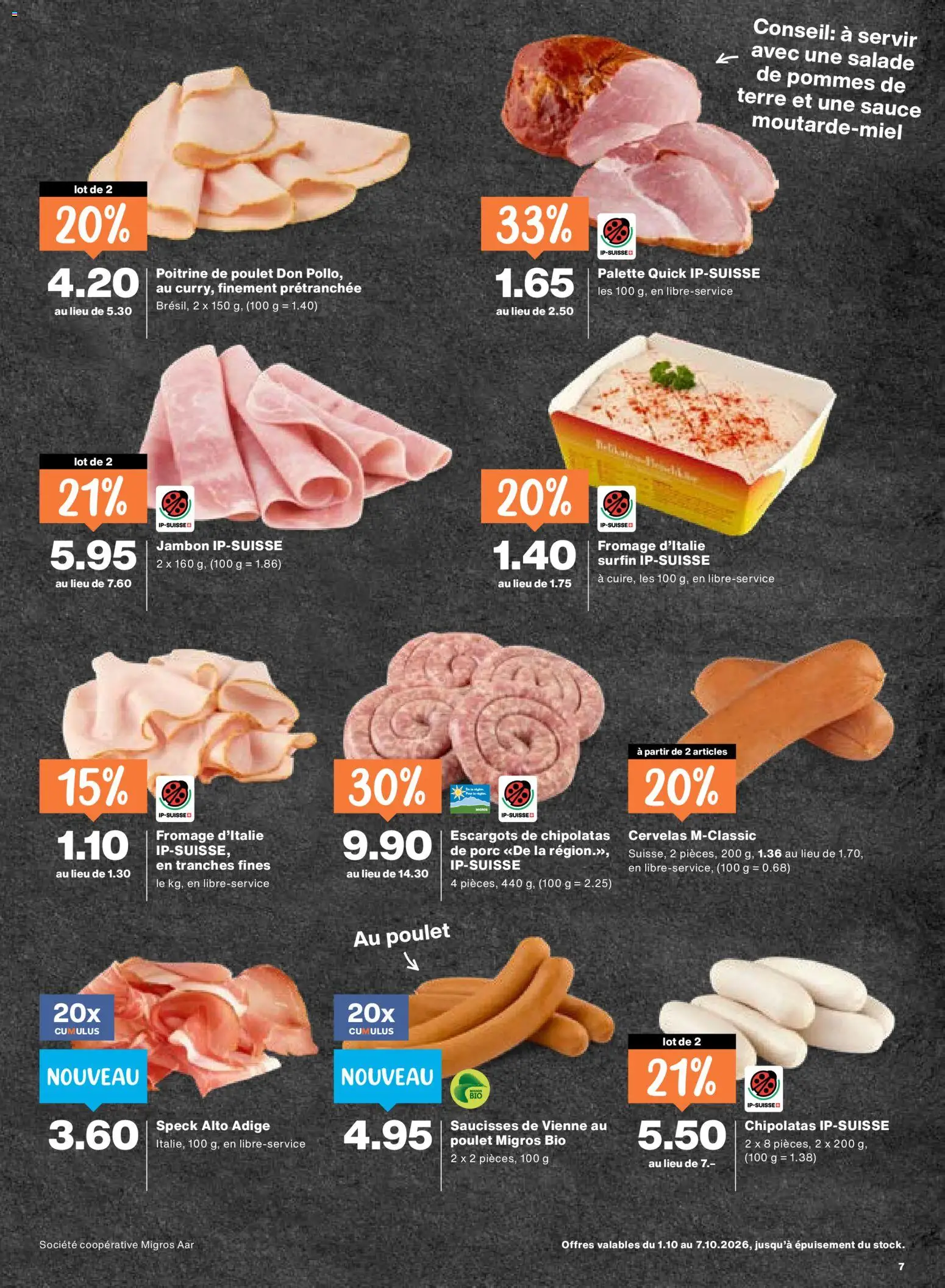 Migros aktionen FR – gültig ab 01.10.2026 | Seite: 7