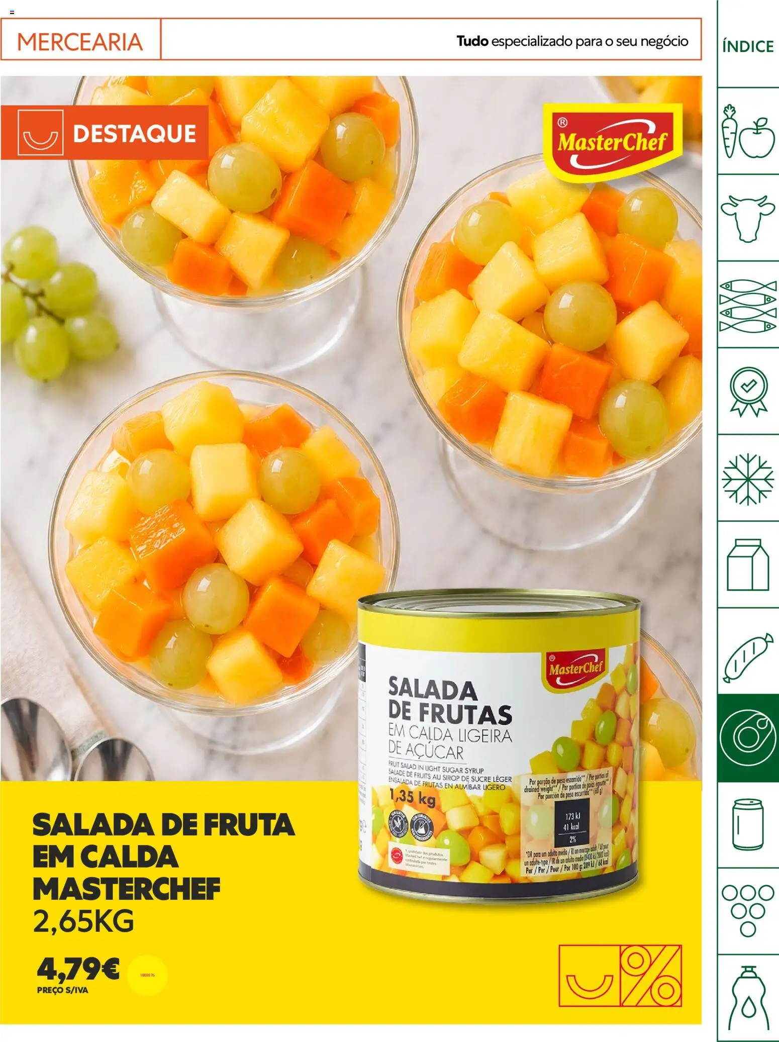 Recheio Horeca │ válido de 04/08/2026 | Página: 21 | Produtos: Açúcar, Salada