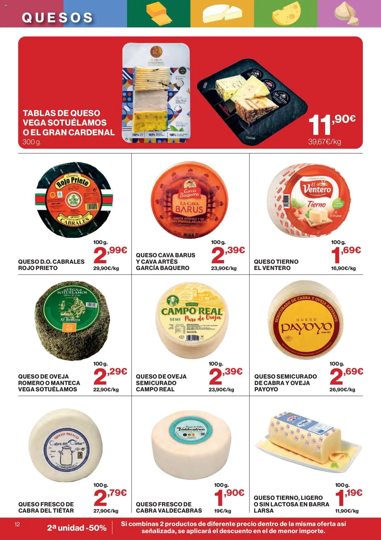 El Corte Inglés ofertas │ válido desde el 24/09/2026 | Página: 12 | Productos: Puré, Queso de oveja, Queso, Anchoa