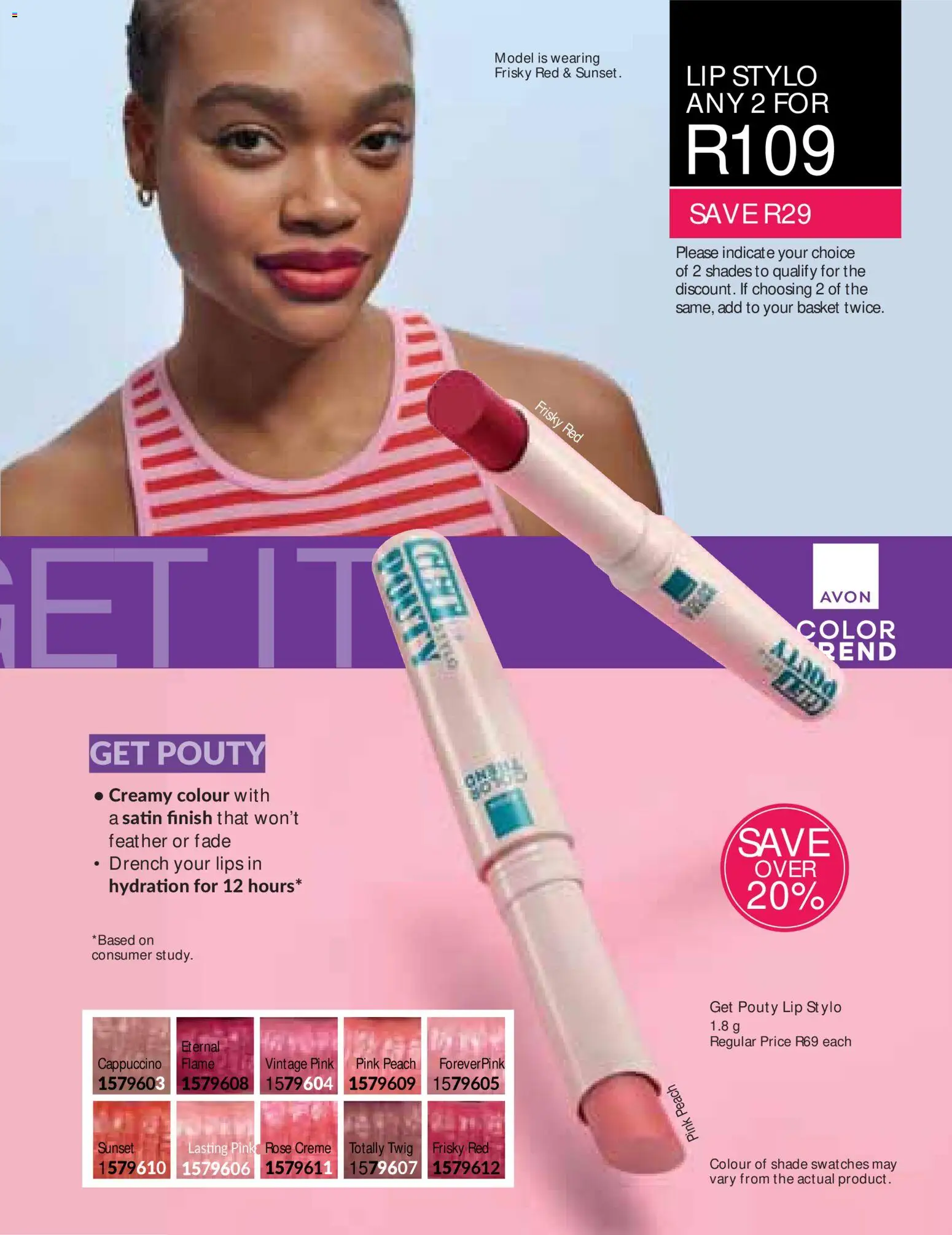 New Avon catalogue – valid from 01/07/2026 | Page: 57 | Products: Basket, Peach