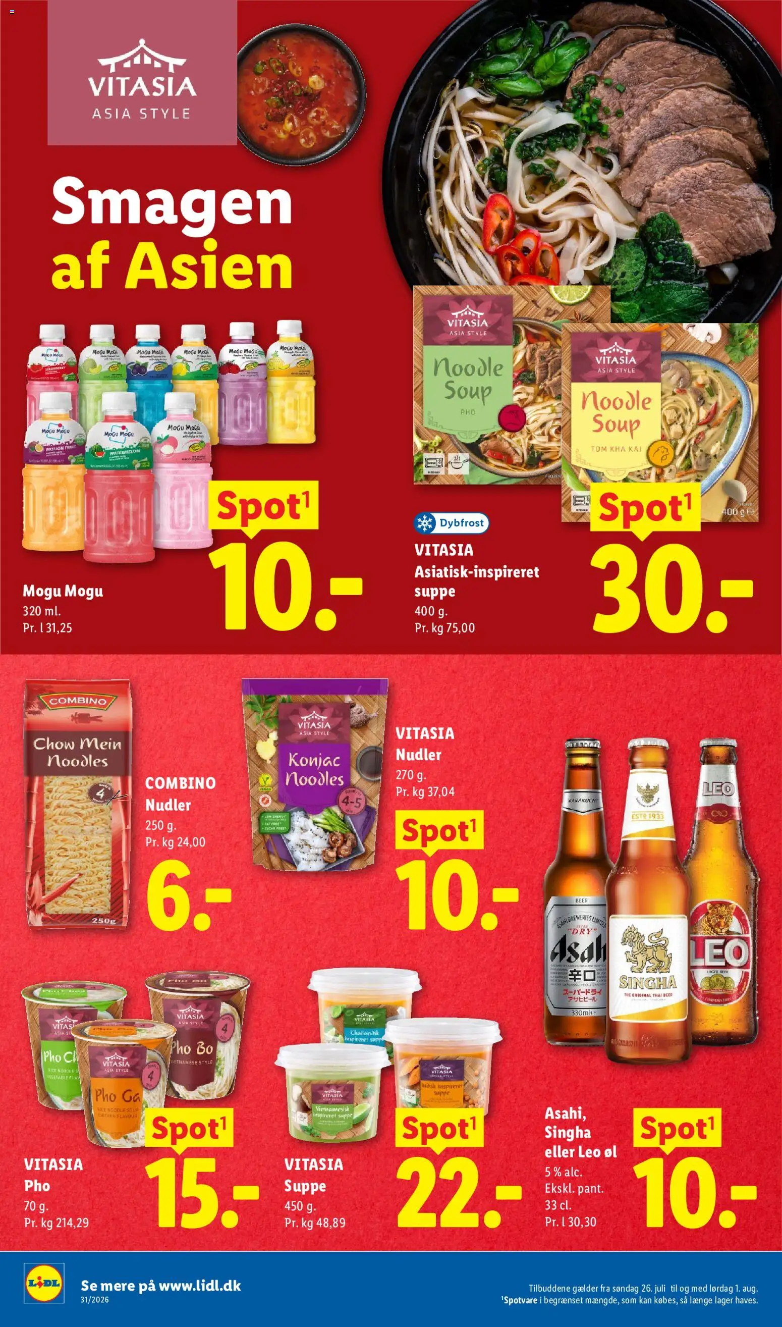 Lidl tilbudsavis – gyldig fra 26/07/2026 | Side: 11 | Produkter: Øl, Nudler, Suppe, Søm