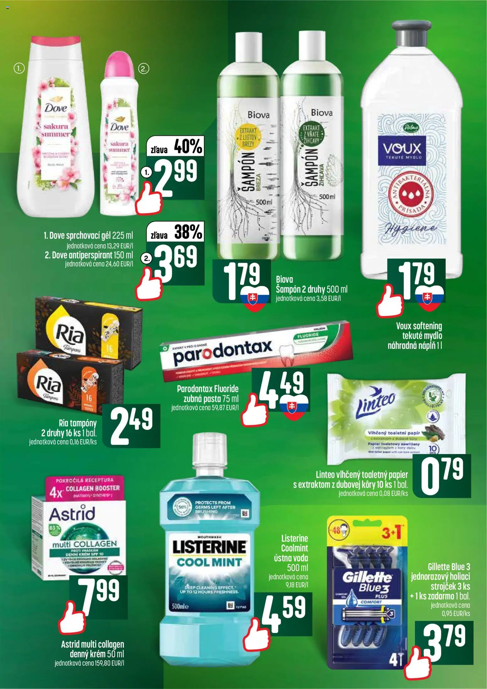 Nové COOP Jednota akcie – leták je platný od 02.07.2026 | Strana: 53 | Produkty: Strojček, Mydlo, Zubná pasta, Krém