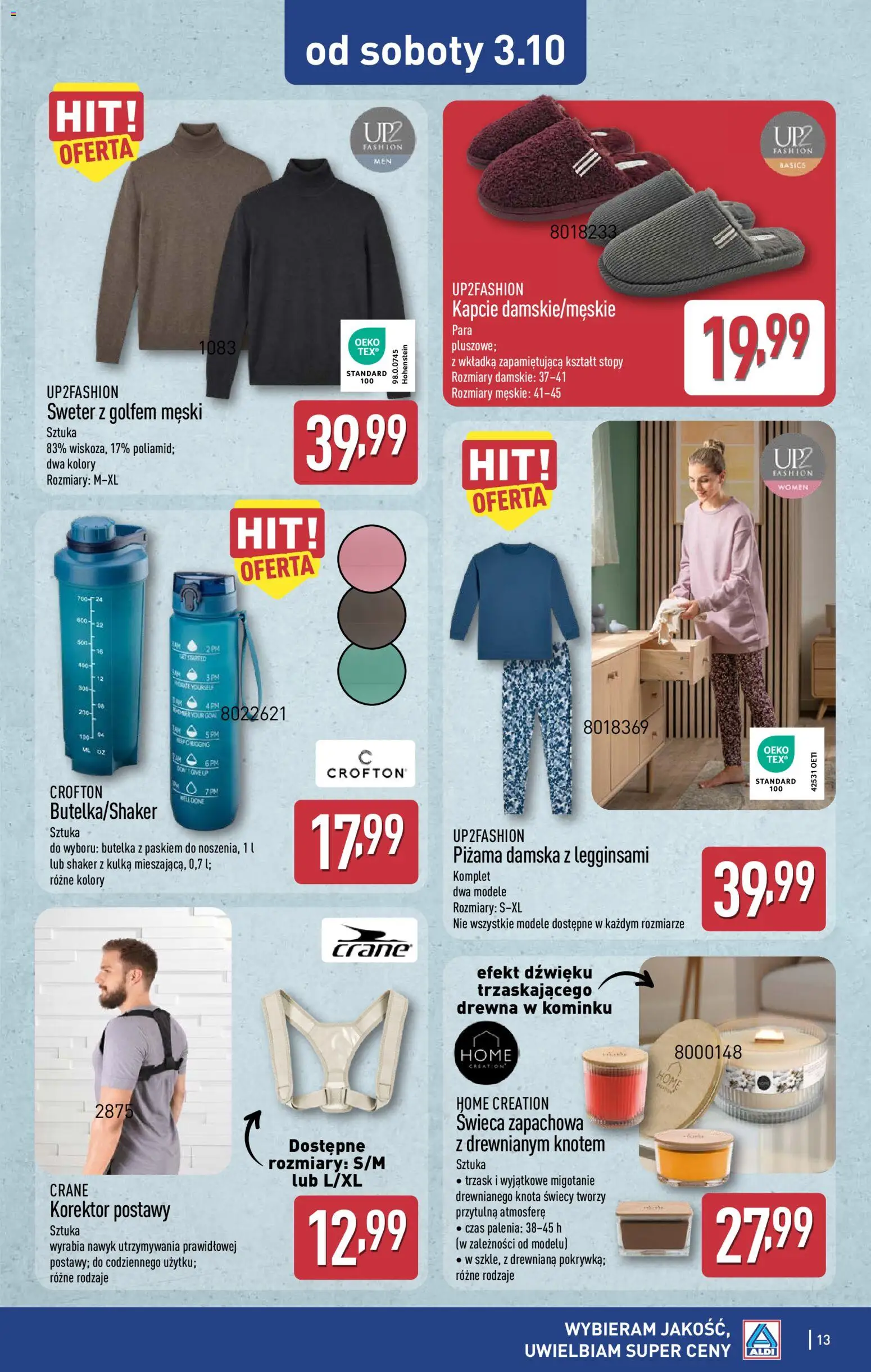 Aldi Polsko leták - Ostatnie sztuki w wybranych sklepach od 30.09.2026 | Strana: 13 | Produkty: Shaker, Korektor