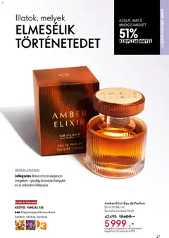 Katalógus Oriflame 2026/07 - amely érvényes a következő dátumtól: 06.05.2026 | Oldal: 27 | Termékek: Parfüm