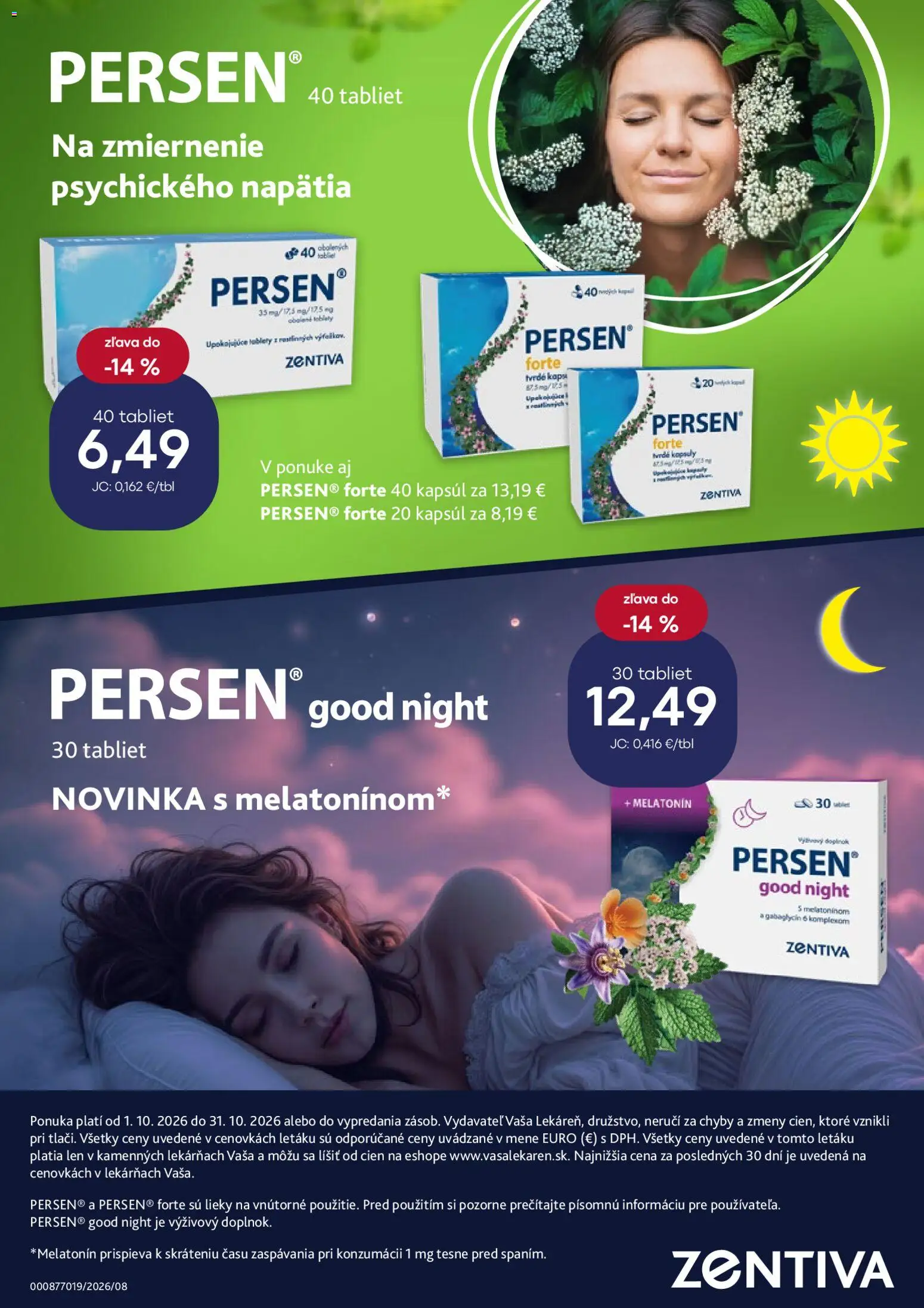 Nové Vaša lekáreň akcie – leták je platný od 01.10.2026 | Strana: 14