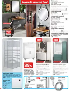 Bauhaus Katalog - Pregled kataloga iz trgovine Bauhaus, vrijedi od 29.04.2026 | Stranica: 16 | Proizvodi: Polica, Stolica, Tuš kabina, Regal