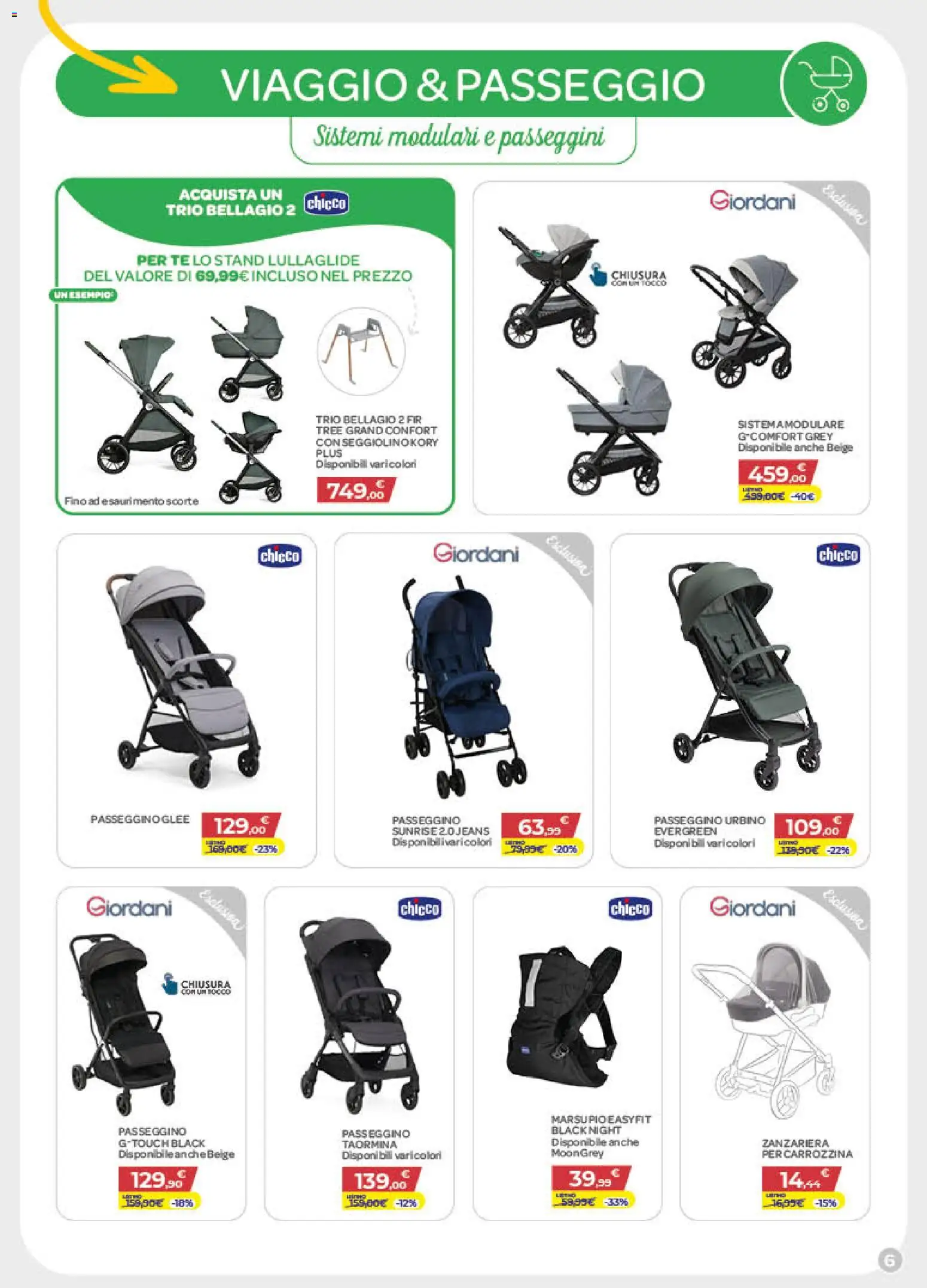 Volantino Bimbo store del 30/07/2026 | Pagina: 6 | Prodotti: Tè, Jeans, Zanzariera, Passeggino