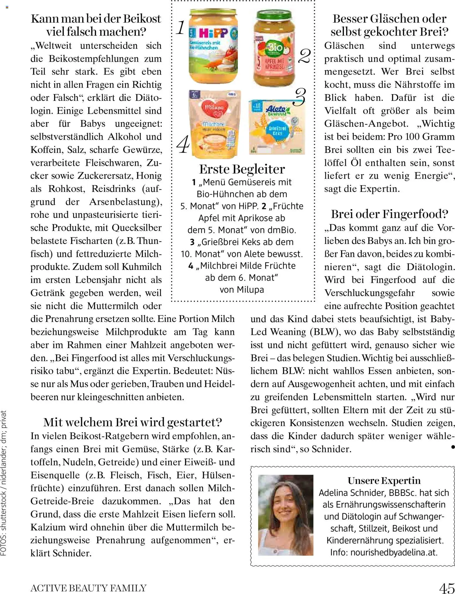 dm drogerie markt Active Beauty Family 05/2026 gültig ab 01.05.2026 | Seite: 45 | Produkte: Milch, Äpfel, Fisch, Tee