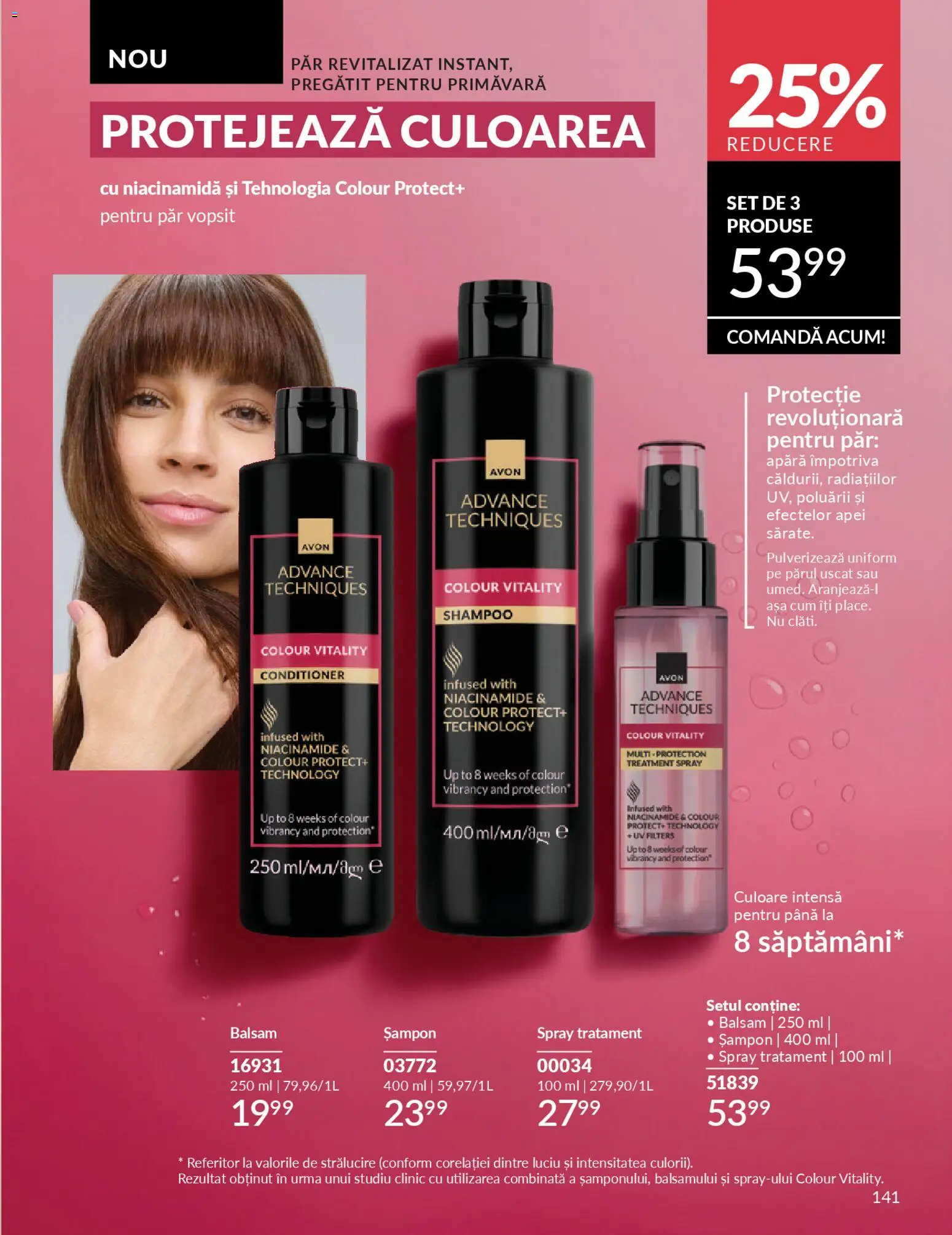 Noul catalog Avon – valabil de la 01.04.2026 | Pagină: 143 | Produse: Șampon, Balsam