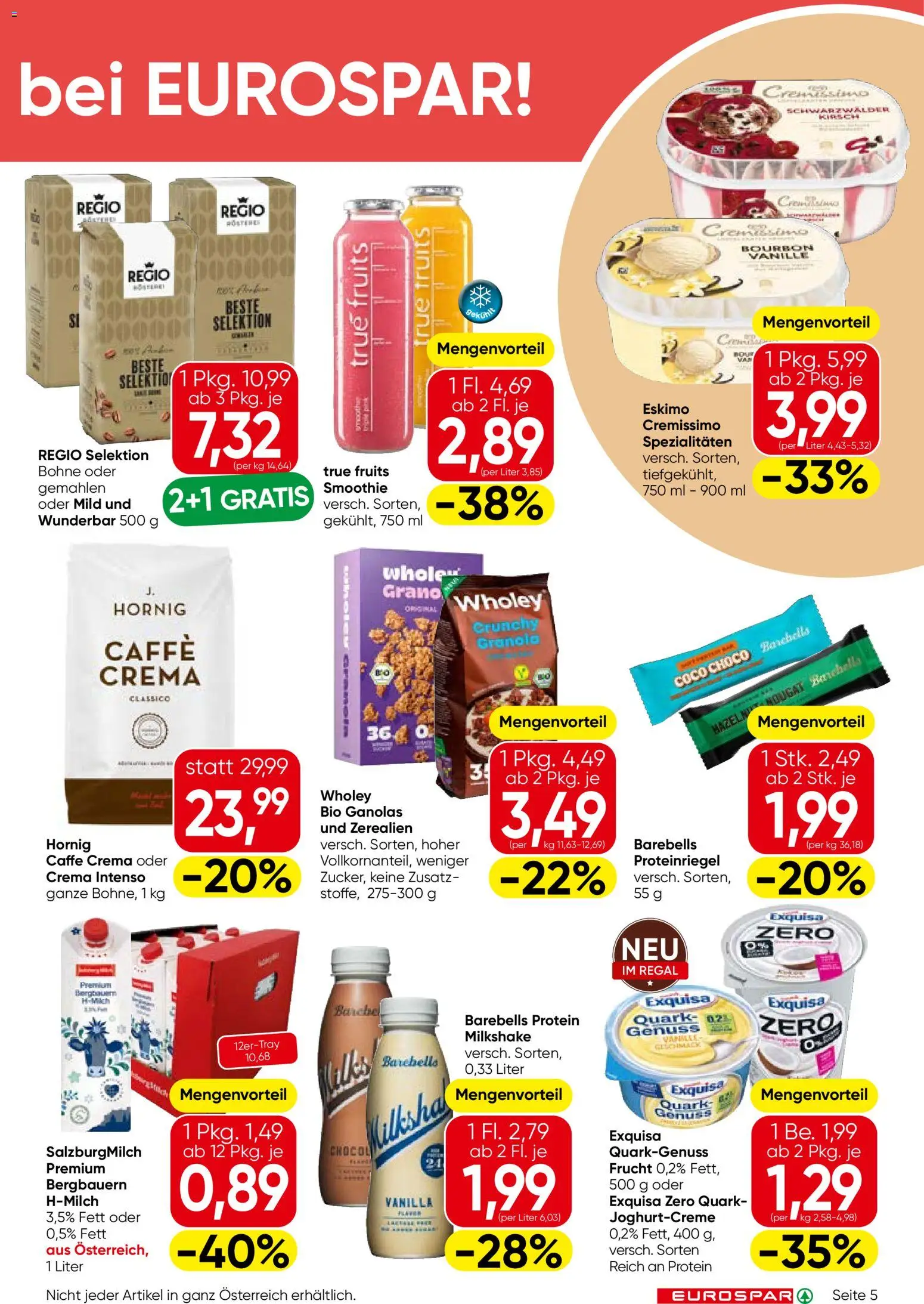 Eurospar Flugblatt gültig ab 18.06.2026 | Seite: 5 | Produkte: Regal, Bourbon