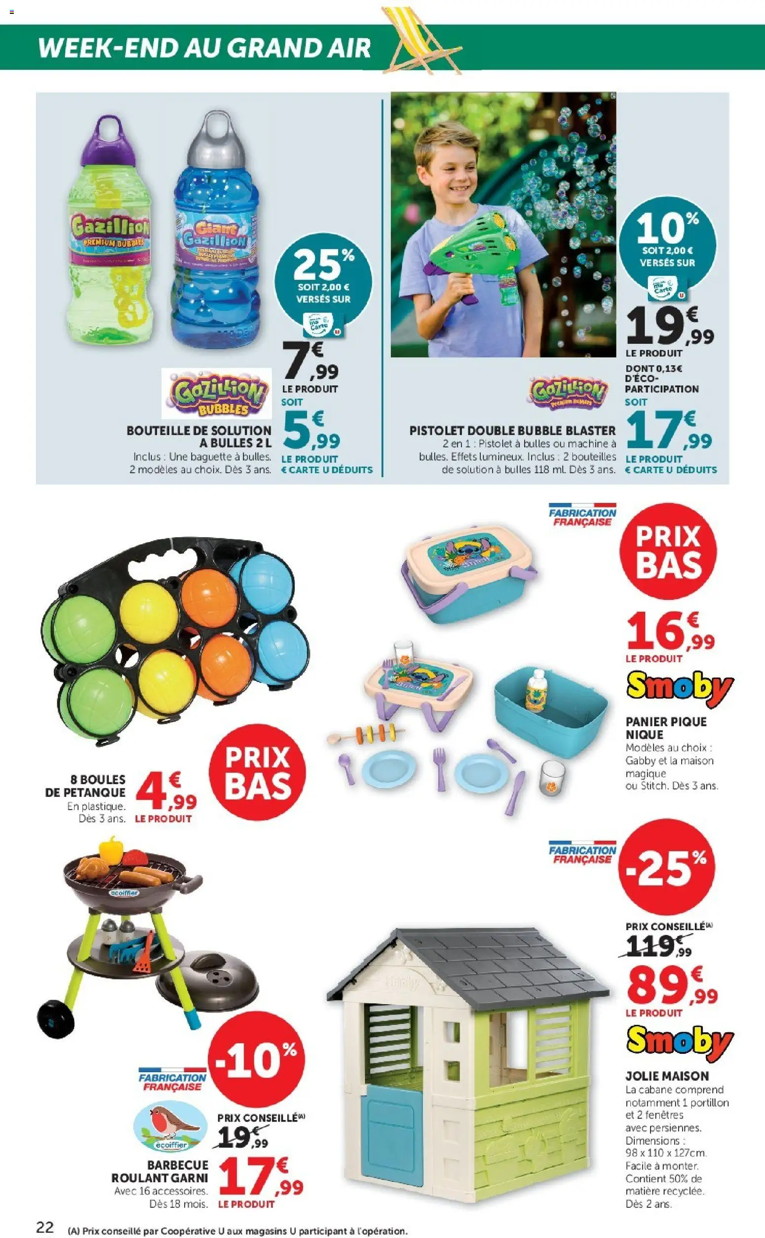 {H1} | Page: 22 | Produits: Barbecue, Panier