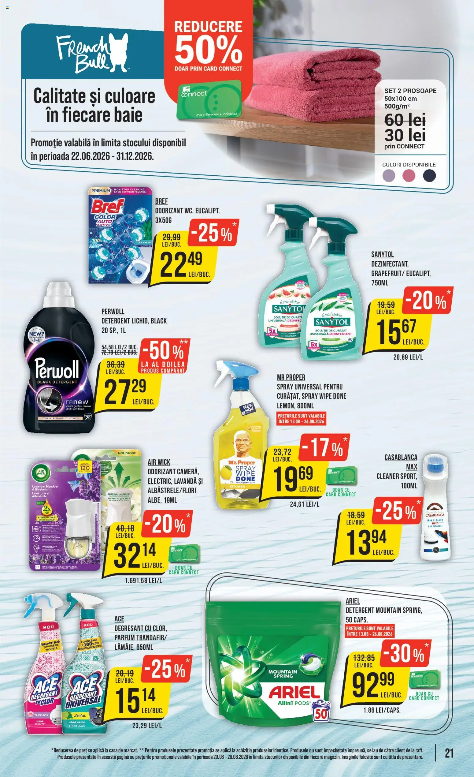 Noul catalog Mega Image – valabil de la 20.08.2026 | Pagină: 21 | Produse: Premium, Aparat, Detergent, Dezinfectant