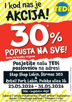 TEDi Katalog - Pregled kataloga iz trgovine TEDi, vrijedi od 24.05.2026