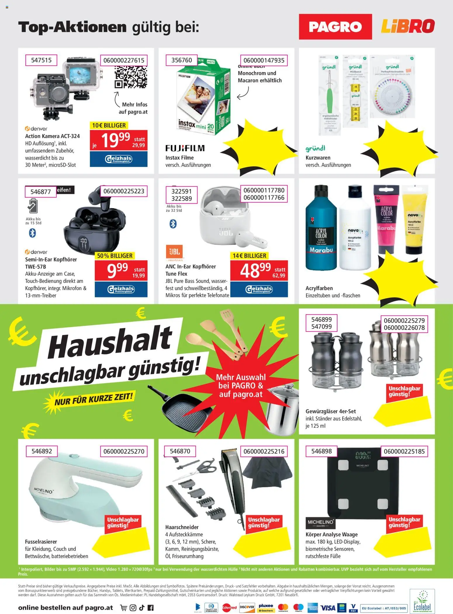 Libro Flugblatt gültig ab 11.06.2026 | Seite: 4 | Produkte: Wasser, Kamera, Hülle, Couch